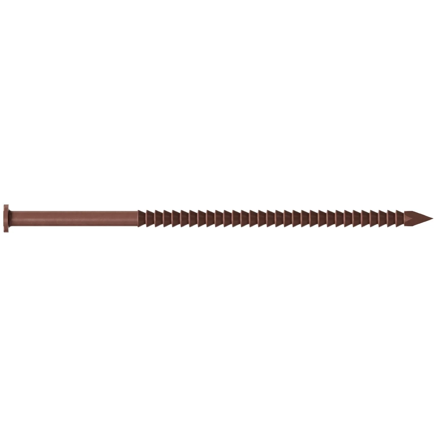 Simpson Strong-Tie S8SNDR1 Painted Siding Nail,  2-1/2-in. x .092-in. Type 304 Stainless Steel, Redwood, 1-lb. - Image 2