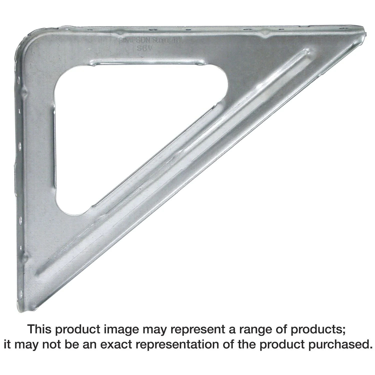 Simpson Strong-Tie SBV SBV 9-in. X 11-in. 16-Gauge Galvanized Shelf Bracket - Image 1