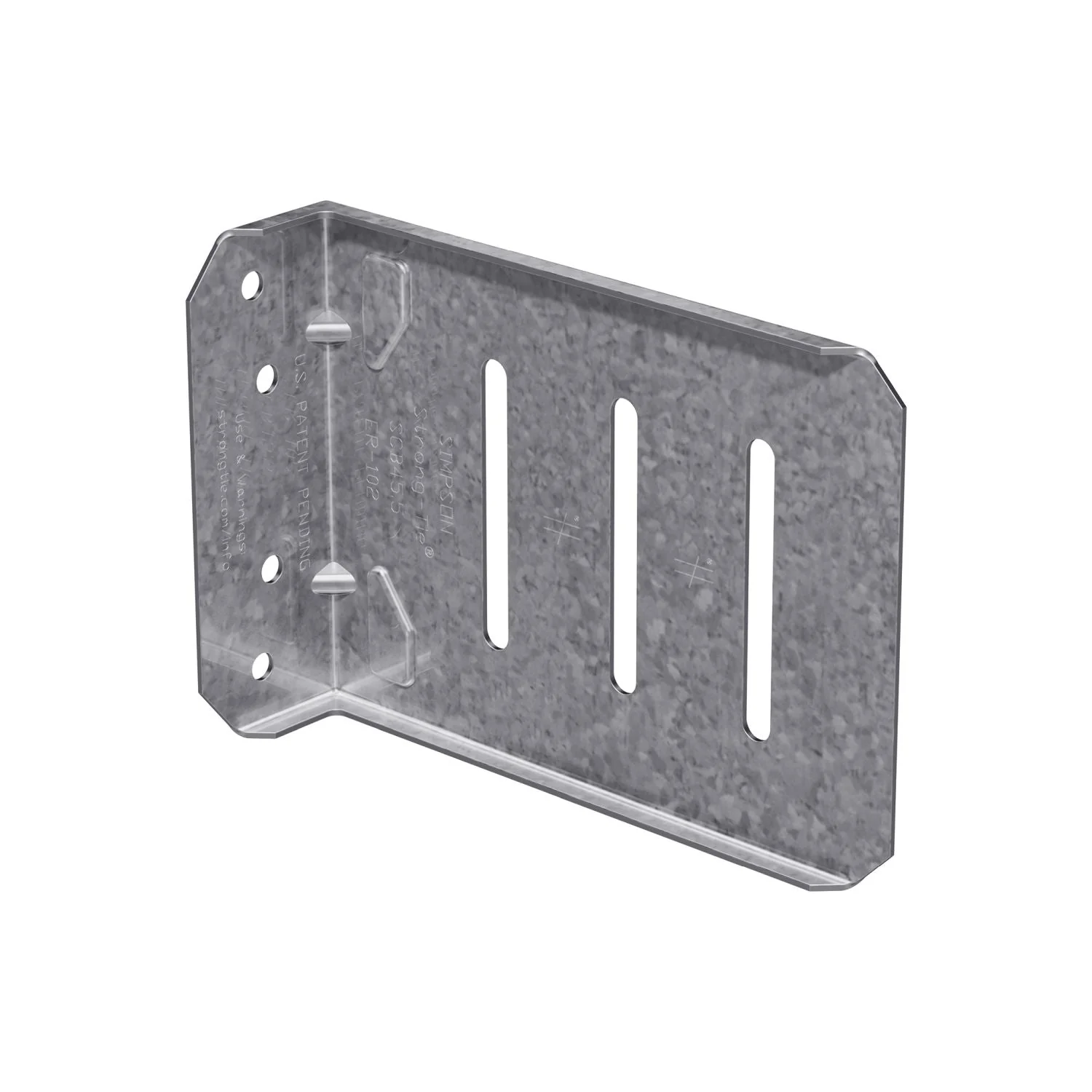 Simpson Strong-Tie 5-1/2-in. 16 ga. Bypass Framing Slide-Clip Connector w/ Screws, 25-Pack (SCB45.5-KT) - Image 3