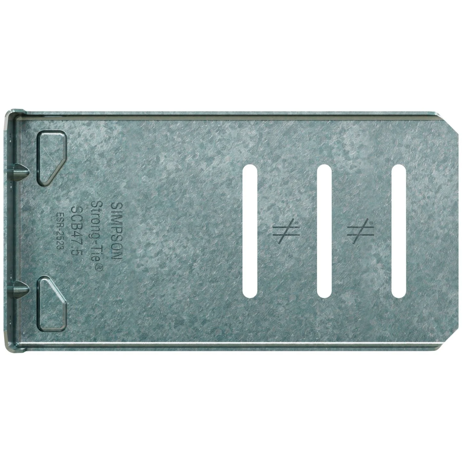 Simpson Strong-Tie SCB47.5-KT SCB 7-1/2-in. 16 ga. Bypass Framing Slide-Clip Connector w/ Screws, 25-Pack - Image 3