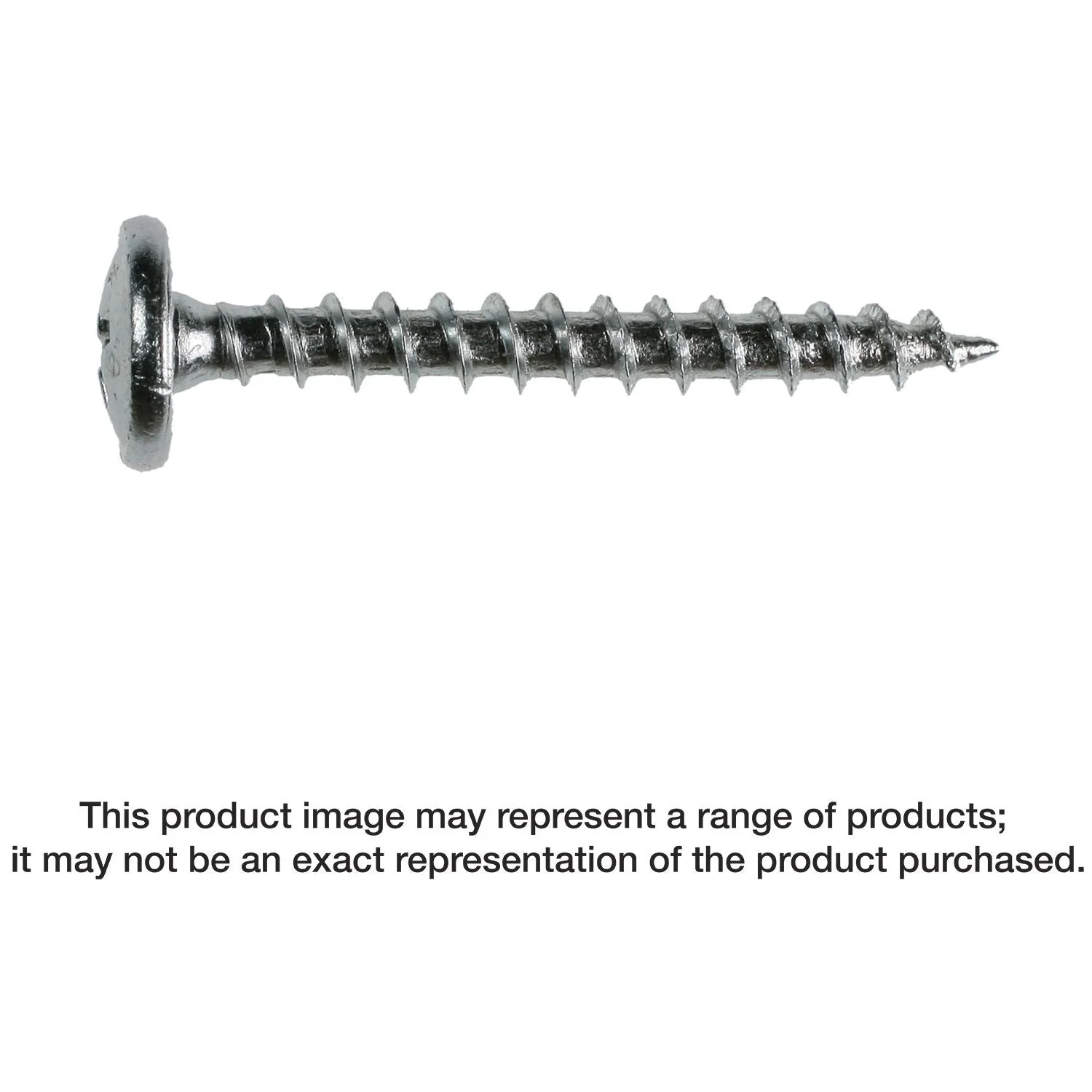 Simpson Strong-Tie SD8X1.25-R Wafer-Head Screw,  #8 x 1-1/4-in. #2 Phillips, Clear Zinc Coating, 100-Pack - Image 3