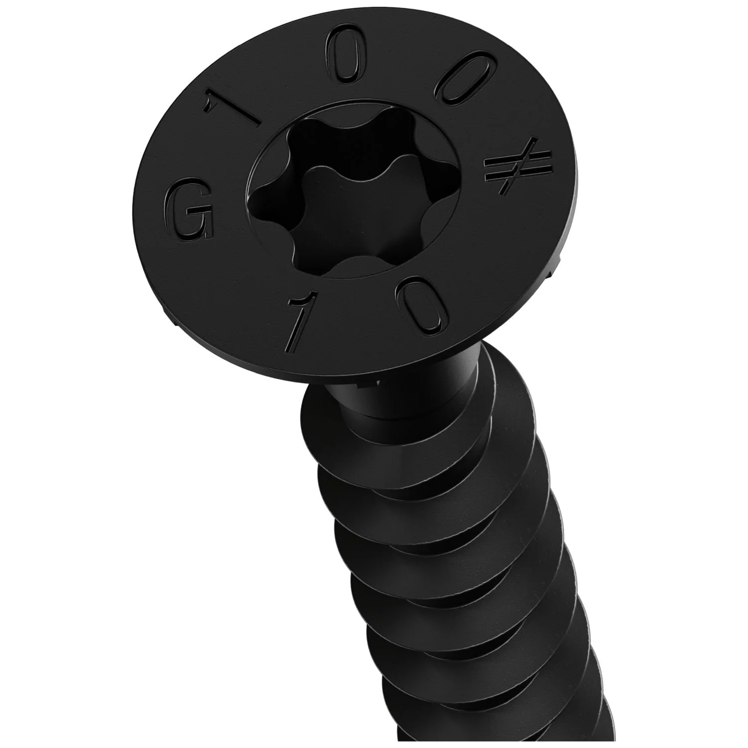 Simpson Strong-Tie SDCF10X100 Strong-Drive SDCF TIMBER-CF Screw,  0.390-in. x 4-in. T50, E-Coat, 250-Pack - Image 3