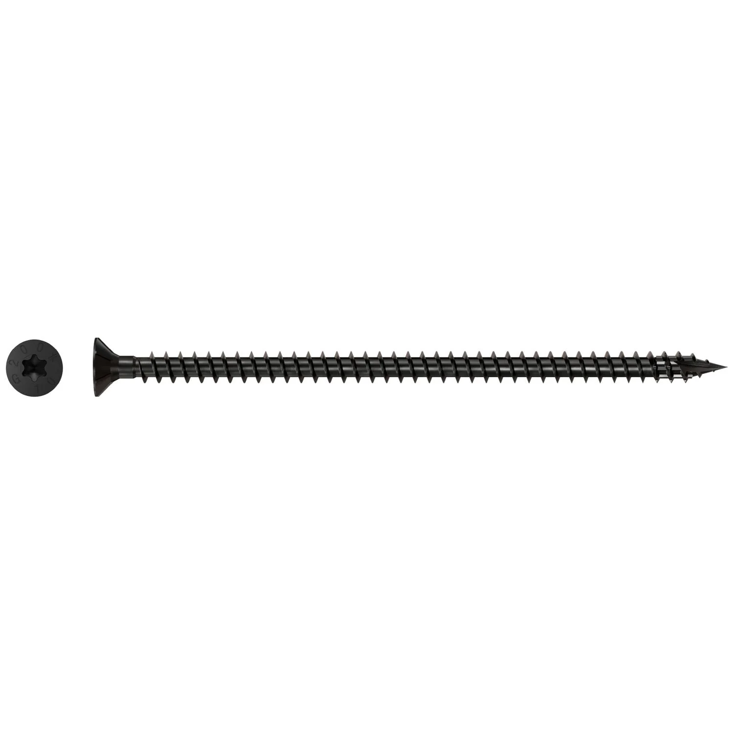 Simpson Strong-Tie SDCF10X200 Strong-Drive SDCF TIMBER-CF Screw,  0.390-in. x 7-7/8-in. T50, E-Coat, 250-Pack - Image 2
