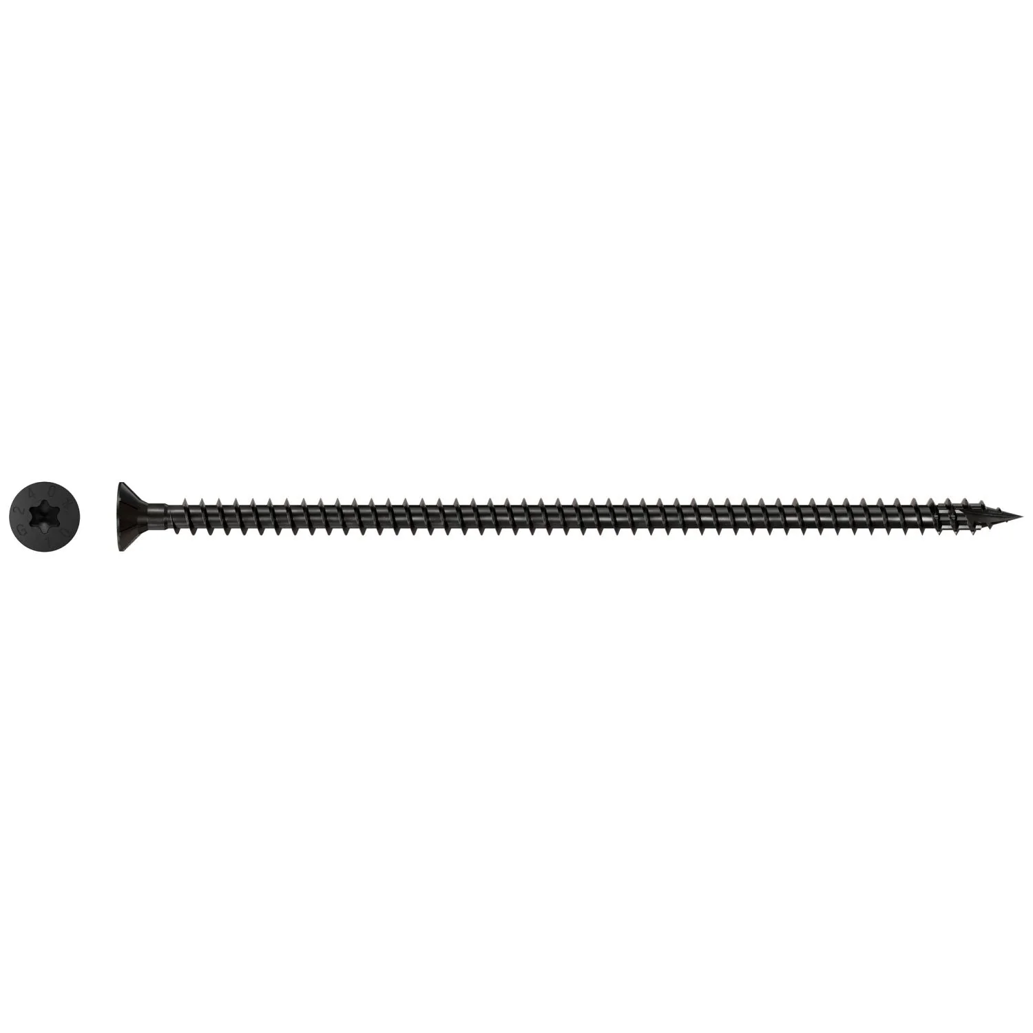 Simpson Strong-Tie SDCF10X240 Strong-Drive SDCF TIMBER-CF Screw,  0.390-in. x 9-1/2-in. T50, E-Coat, 250-Pack - Image 2