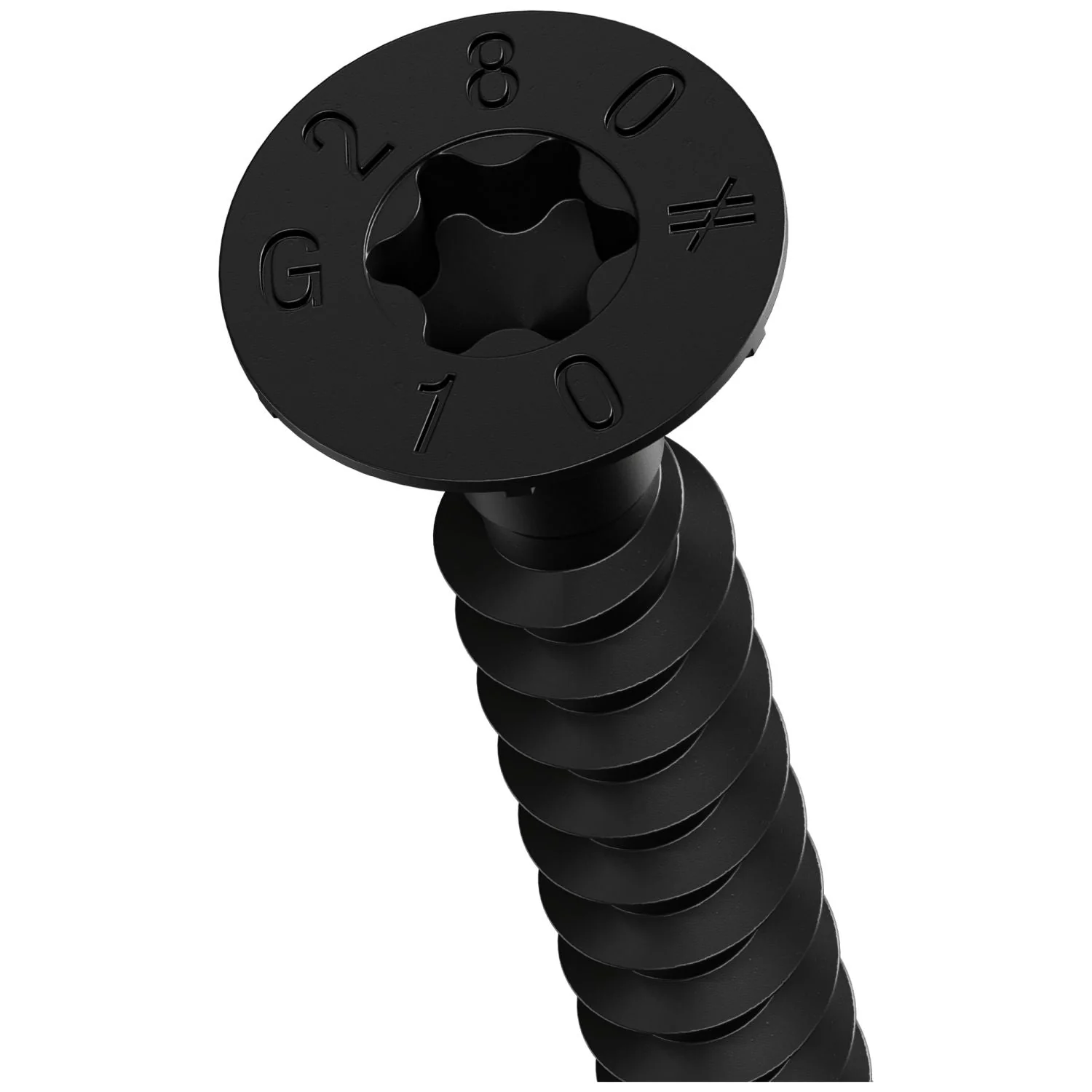 Simpson Strong-Tie SDCF10X280-R30 Strong-Drive SDCF TIMBER-CF Screw,  0.390-in. x 11-in. T50, E-Coat, 30-Pack - Image 3