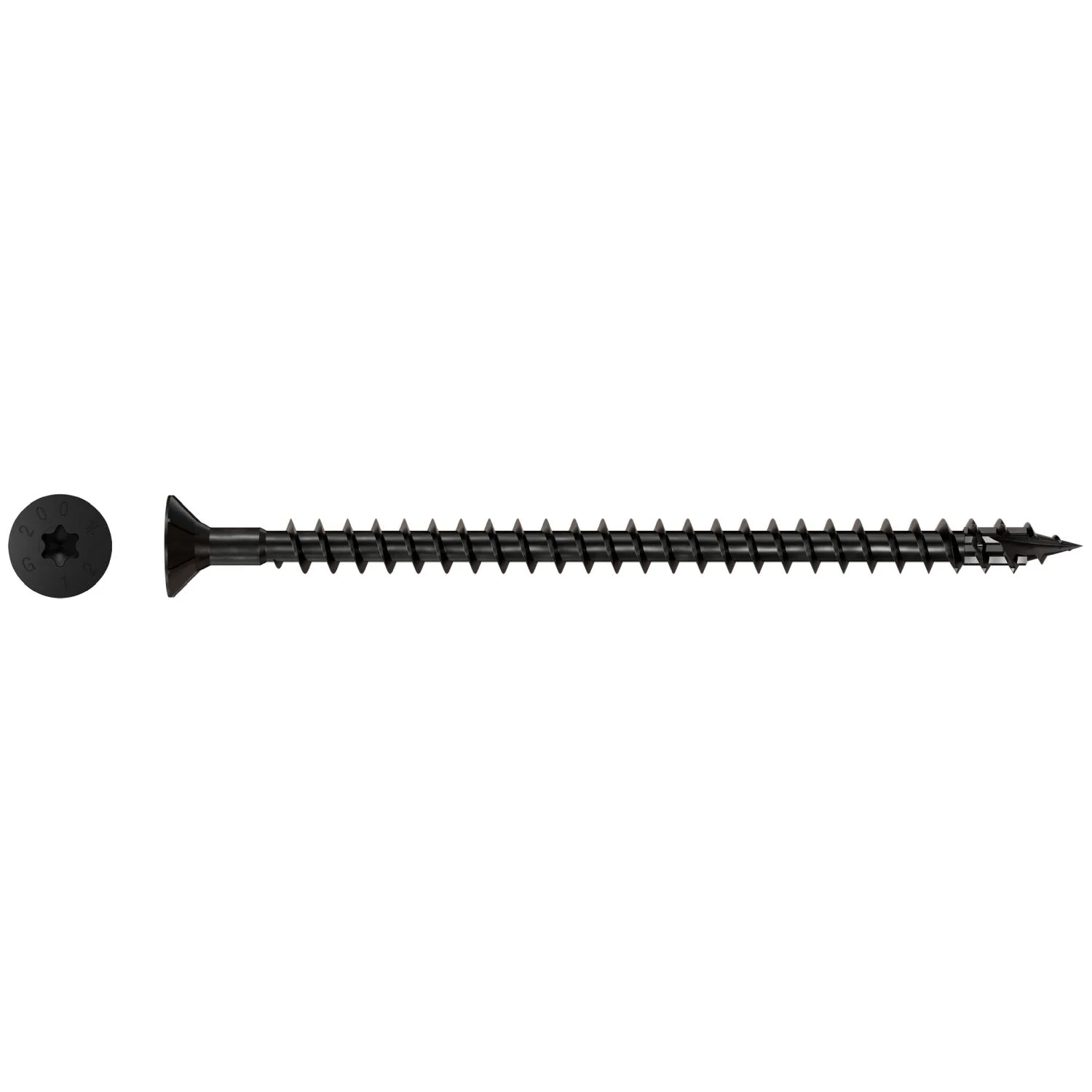 Simpson Strong-Tie SDCF12X200-R25 Strong-Drive SDCF TIMBER-CF Screw,  0.470-in. x 7-7/8-in. T50, E-Coat, 25-Pack - Image 2