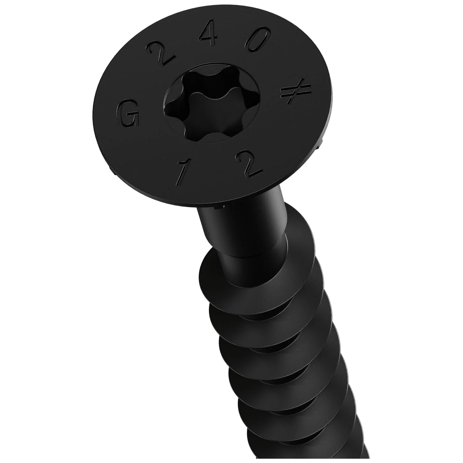 Simpson Strong-Tie SDCF12X240-R25 Strong-Drive SDCF TIMBER-CF Screw,  0.470-in. x 9-1/2-in. T50, E-Coat, 25-Pack - Image 1