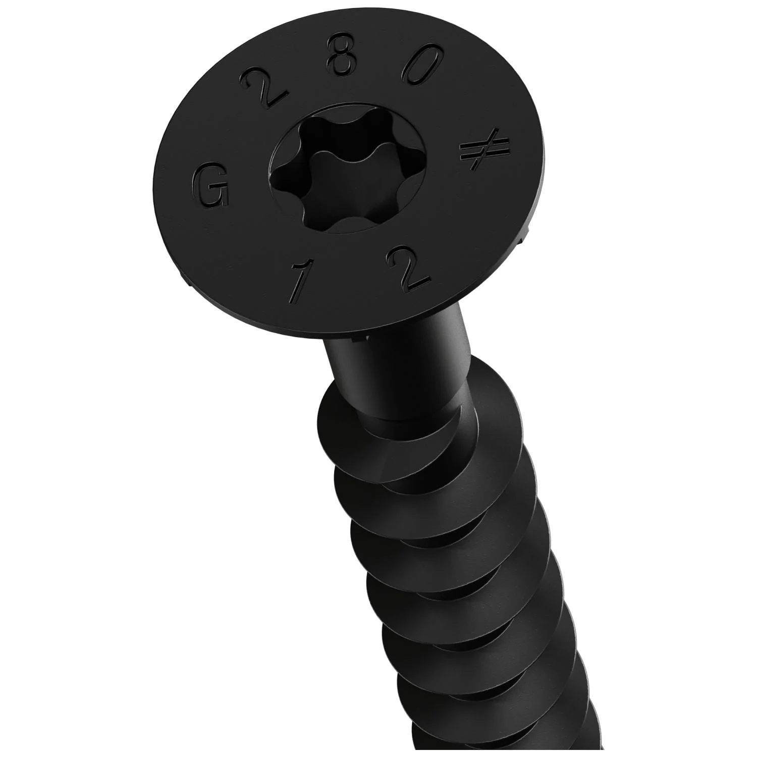 Simpson Strong-Tie SDCF12X280-R25 Strong-Drive SDCF TIMBER-CF Screw,  0.470-in. x 11-in. T50, E-Coat, 25-Pack - Image 3