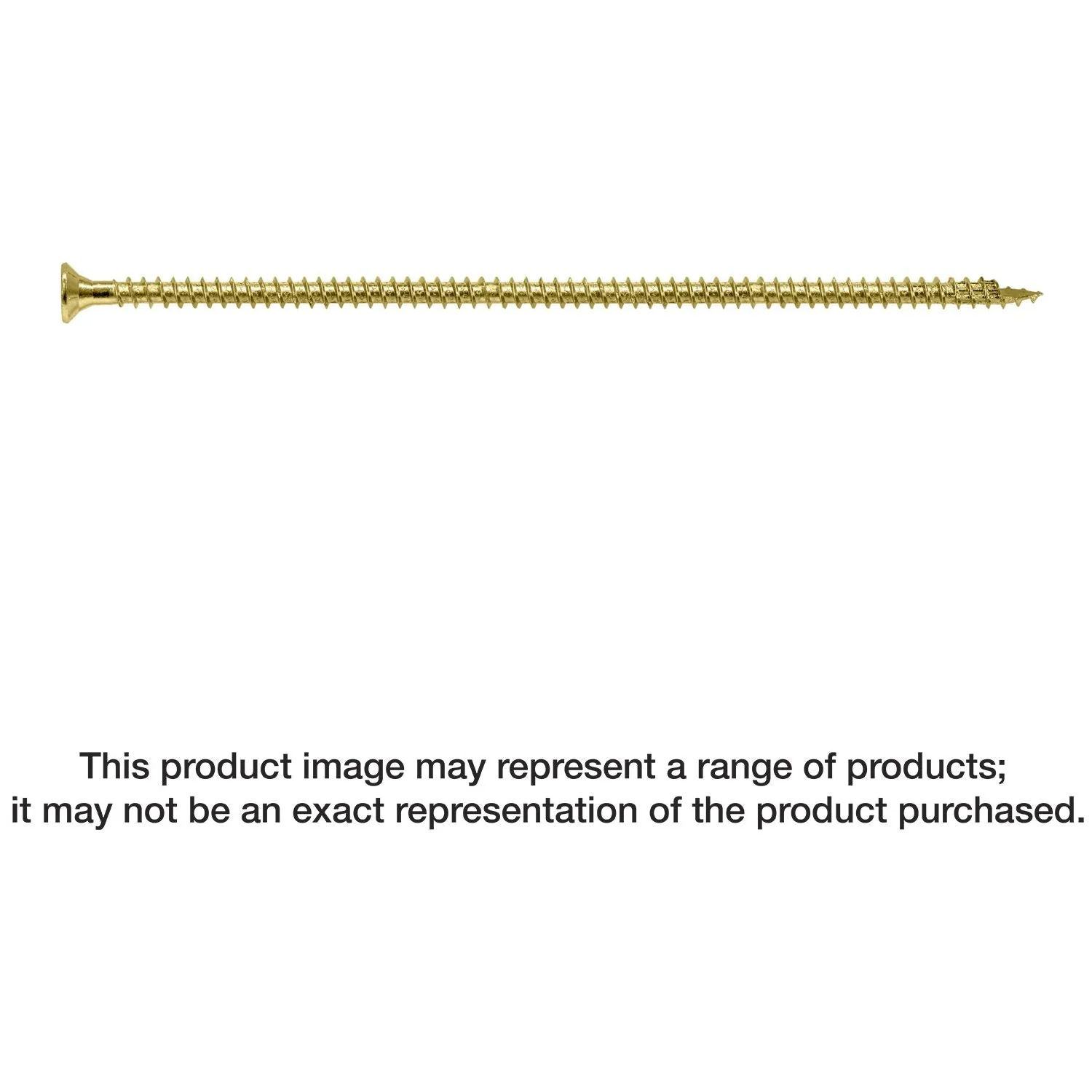 Simpson Strong-Tie SDCF221014 Strong-Drive SDCF TIMBER-CF Screw,  0.315-in. x 10-1/4-in. T40, Yellow Zinc, 250-Pack - Image 3