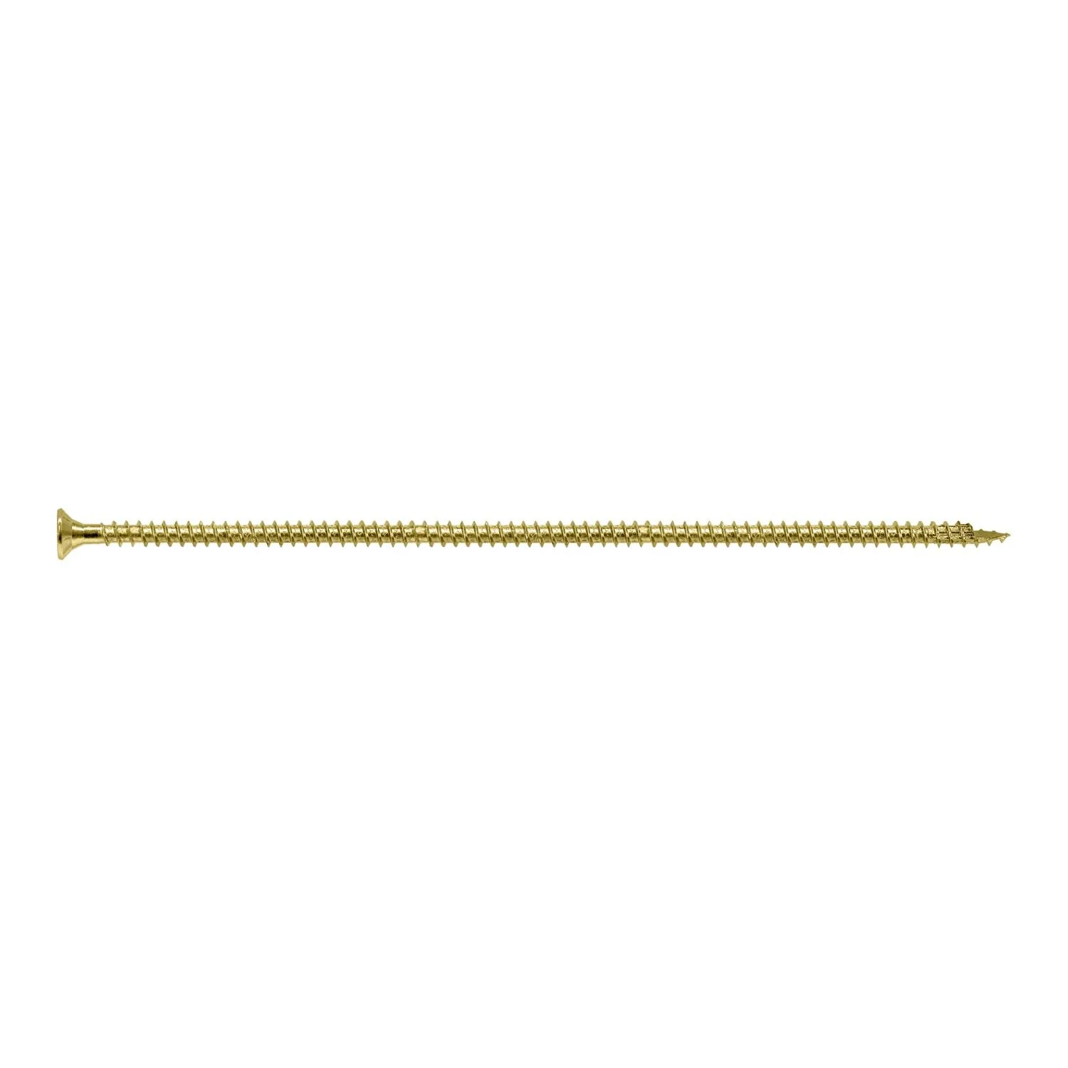 Simpson Strong-Tie SDCF221134 Strong-Drive SDCF TIMBER-CF Screw,  0.315-in. x 11-3/4-in. T40, Yellow Zinc, 250-Pack - Image 2