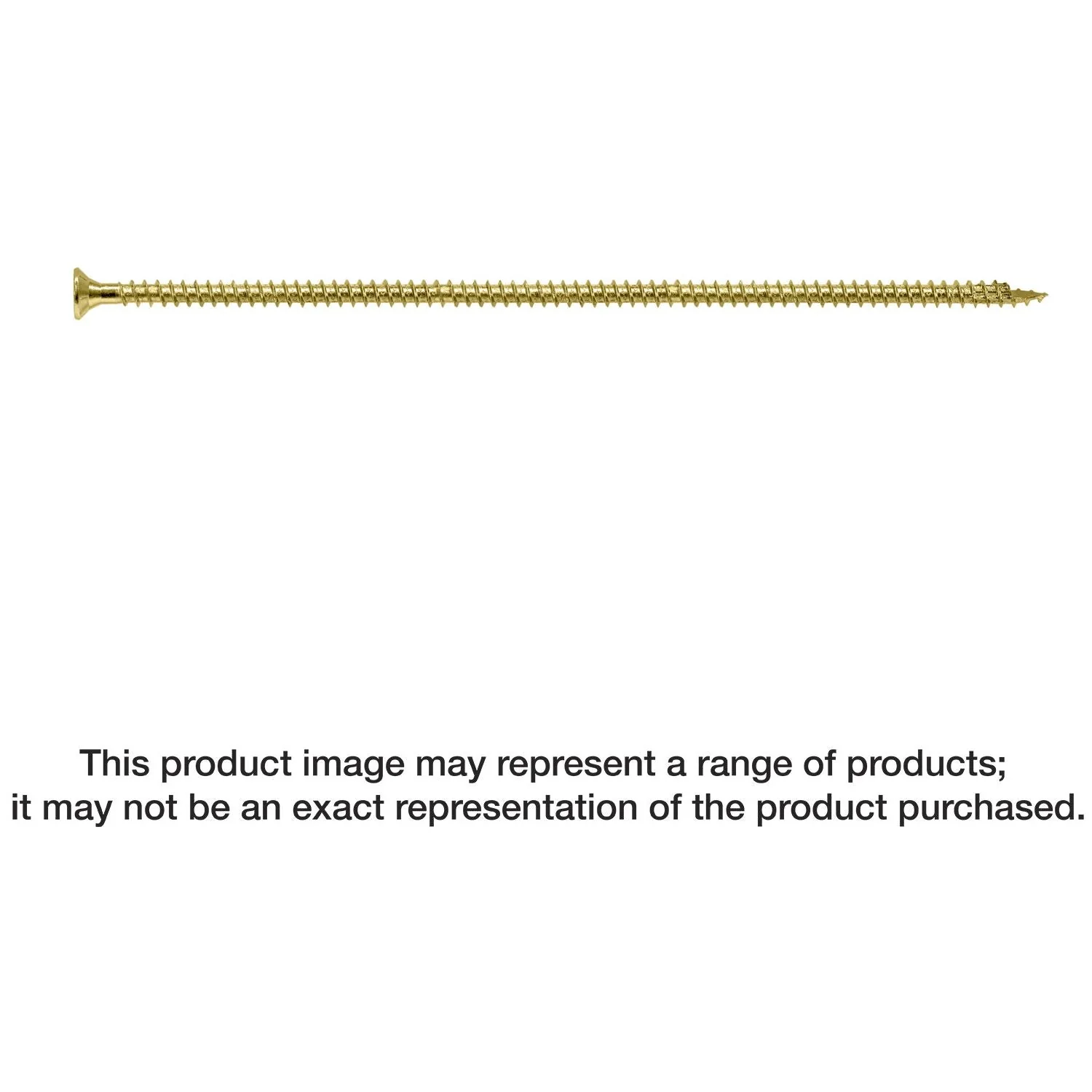 Simpson Strong-Tie SDCF221134 Strong-Drive SDCF TIMBER-CF Screw,  0.315-in. x 11-3/4-in. T40, Yellow Zinc, 250-Pack - Image 3