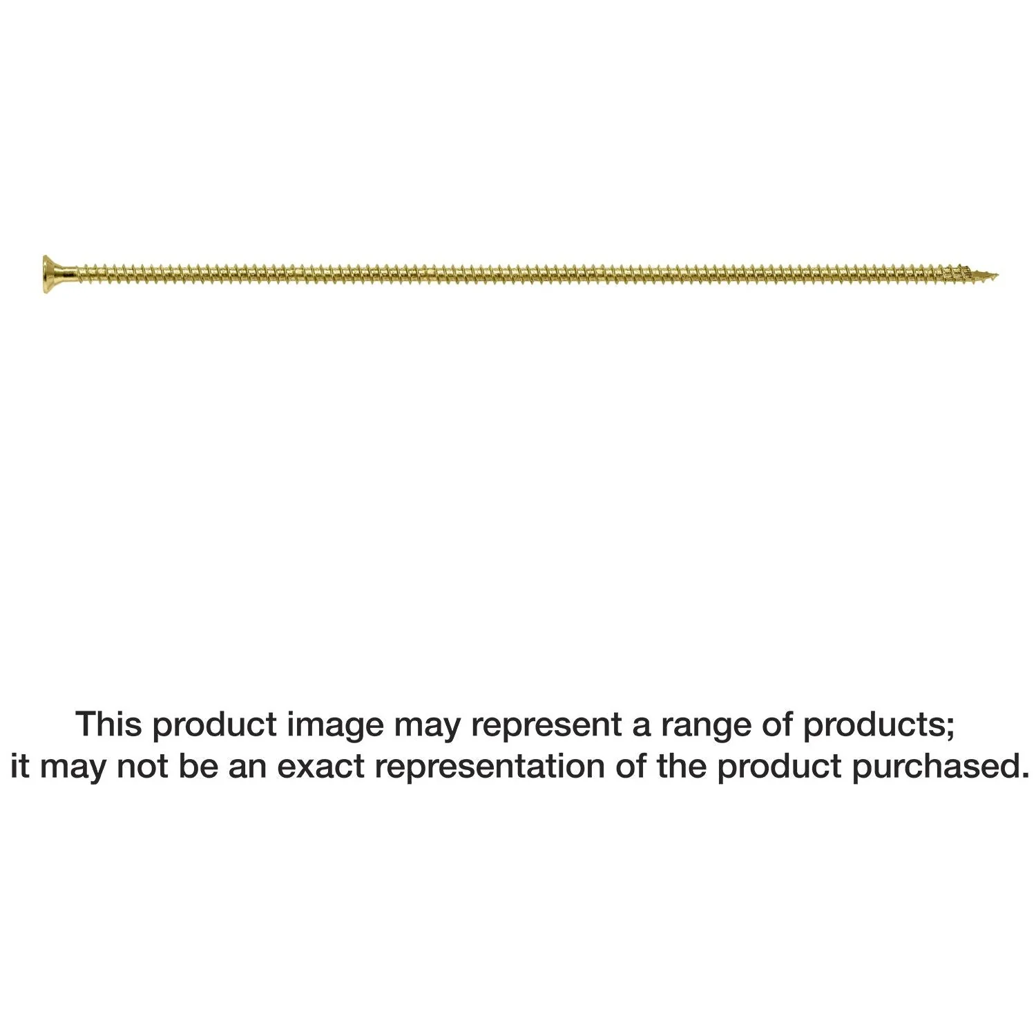 Simpson Strong-Tie SDCF271958 Strong-Drive SDCF TIMBER-CF Screw,  0.390-in. x 19-5/8-in. T50, Yellow Zinc, 100-Pack - Image 3