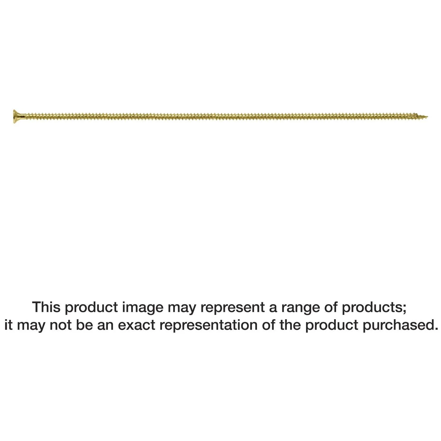 Simpson Strong-Tie SDCF272358 Strong-Drive SDCF TIMBER-CF Screw,  0.390-in. x 23-5/8-in. T50, Yellow Zinc, 100-Pack - Image 3