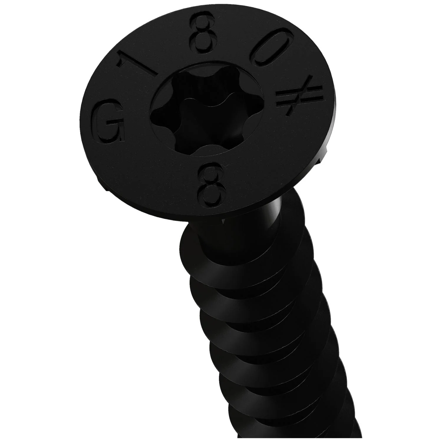 Simpson Strong-Tie SDCF8X180-R50 Strong-Drive SDCF TIMBER-CF Screw,  0.315-in. x 7-in. T40, E-Coat, 50-Pack - Image 1