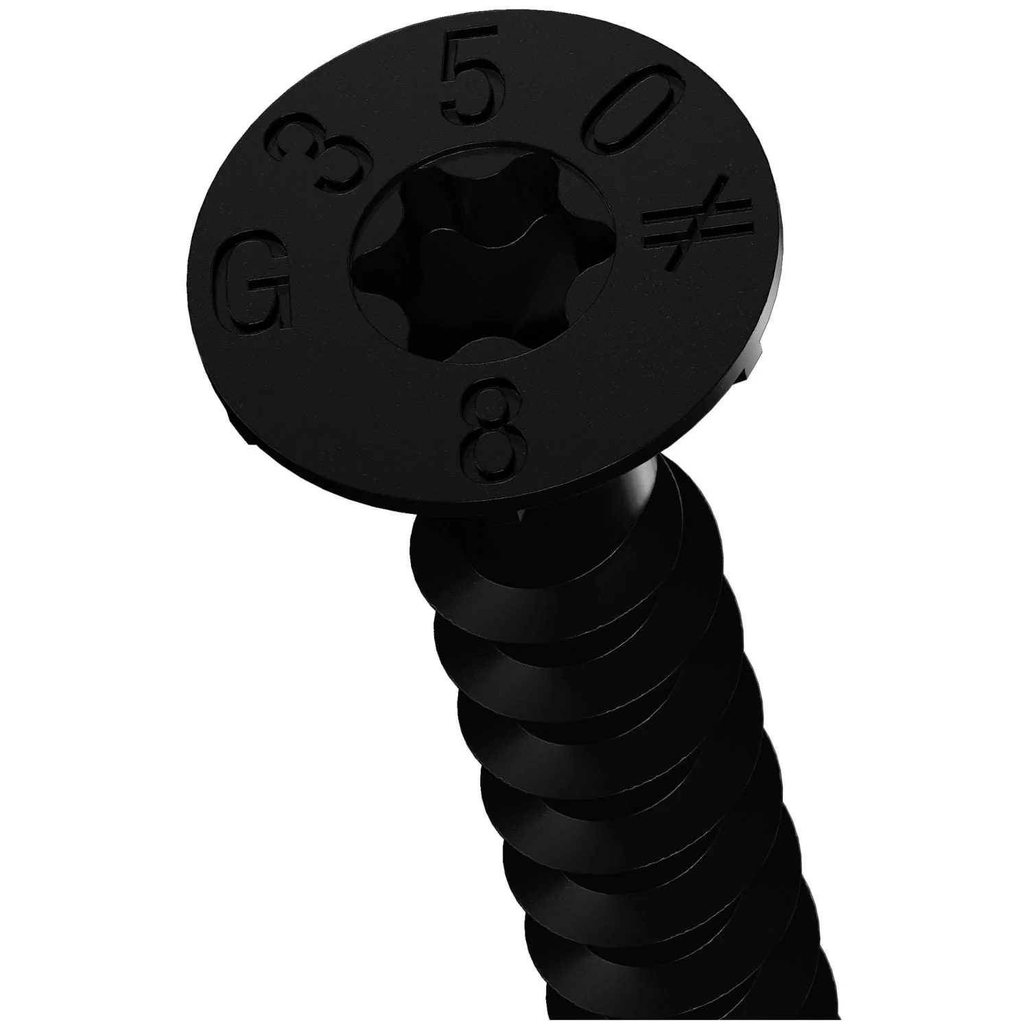 Simpson Strong-Tie SDCF8X350 Strong-Drive SDCF TIMBER-CF Screw,  0.315-in. x 13-3/4-in. T40, E-Coat, 250-Pack - Image 1