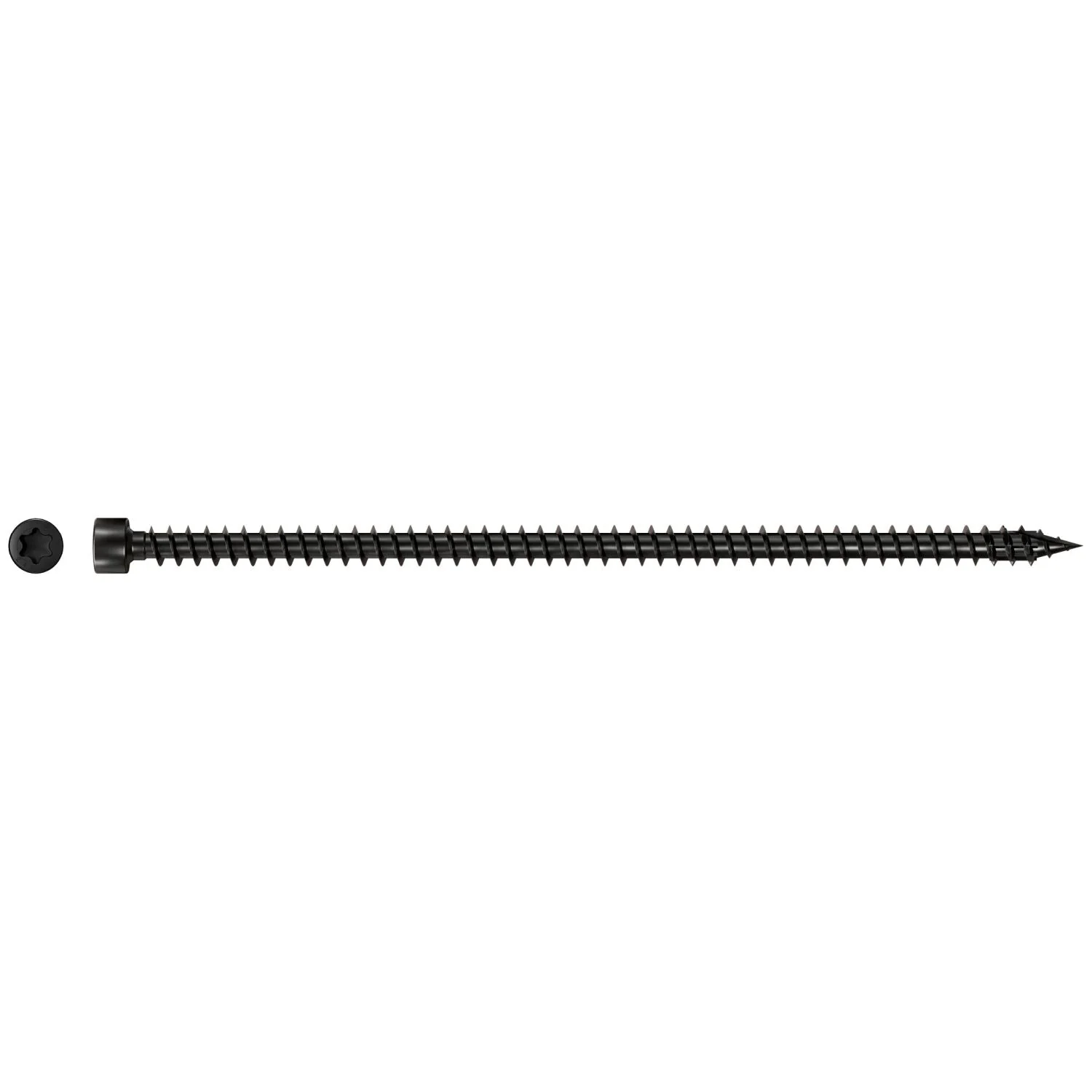 Simpson Strong-Tie SDCFC10X240-R25 Strong-Drive SDCFC TIMBER-CFC Screw,  0.390-in. x 9-1/2-in. T50, E-Coat, 25-Pack - Image 2