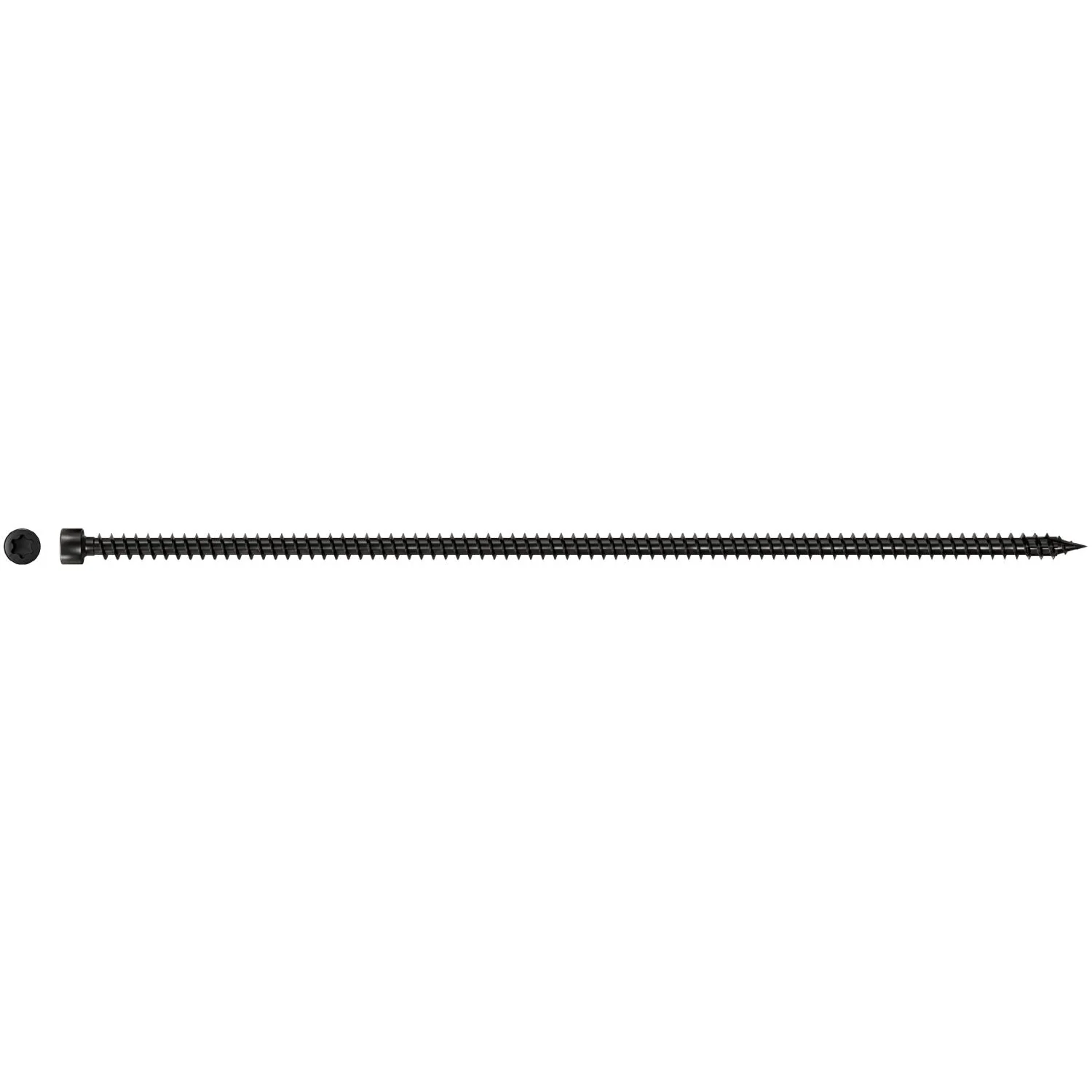 Simpson Strong-Tie SDCFC10X380-R25 Strong-Drive SDCFC TIMBER-CFC Screw,  0.390-in. x 15-in. T50, E-Coat, 25-Pack - Image 2