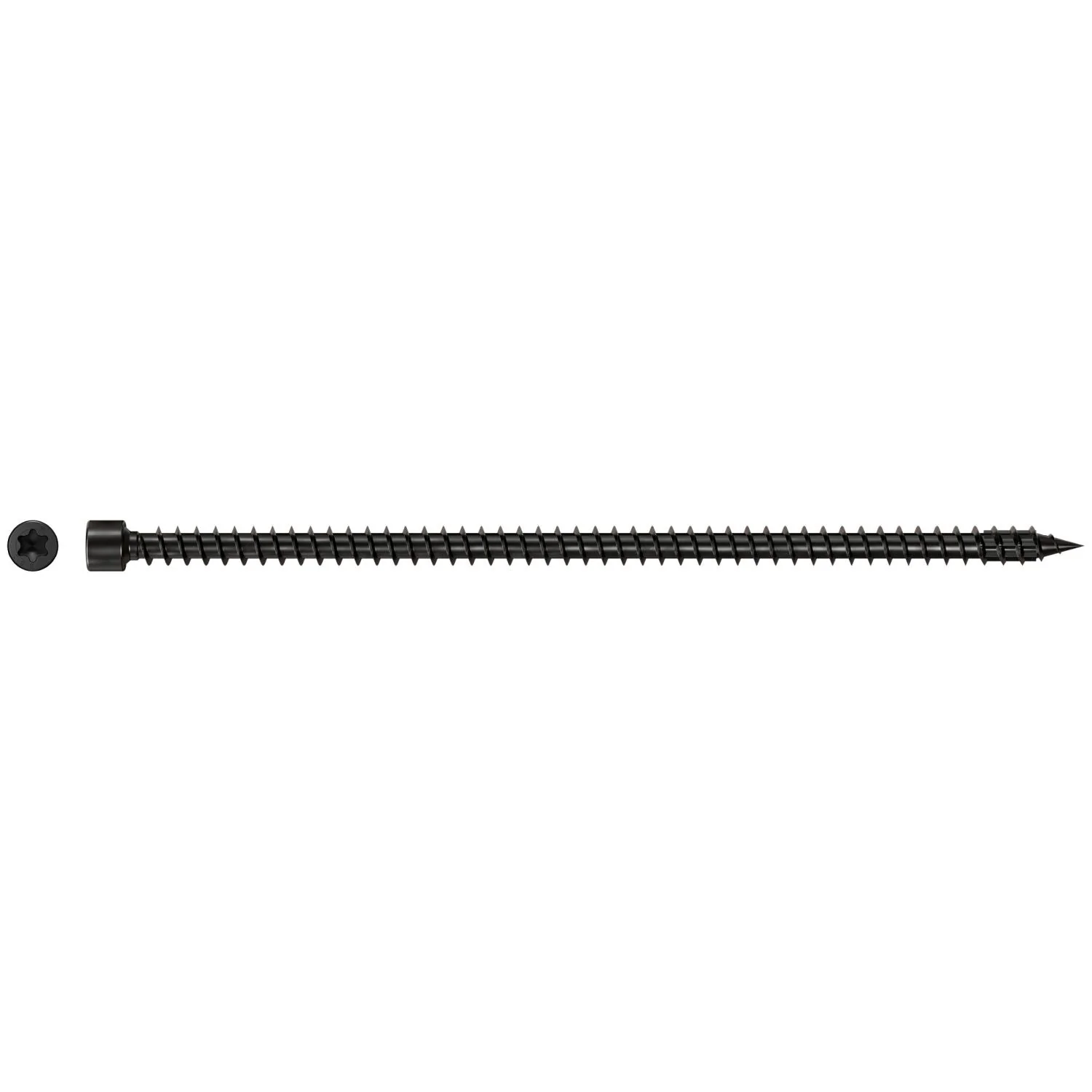 Simpson Strong-Tie SDCFC8X200-R50 Strong-Drive SDCFC TIMBER-CFC Screw,  0.315-in. x 7-7/8-in. T40, E-Coat, 50-Pack - Image 2
