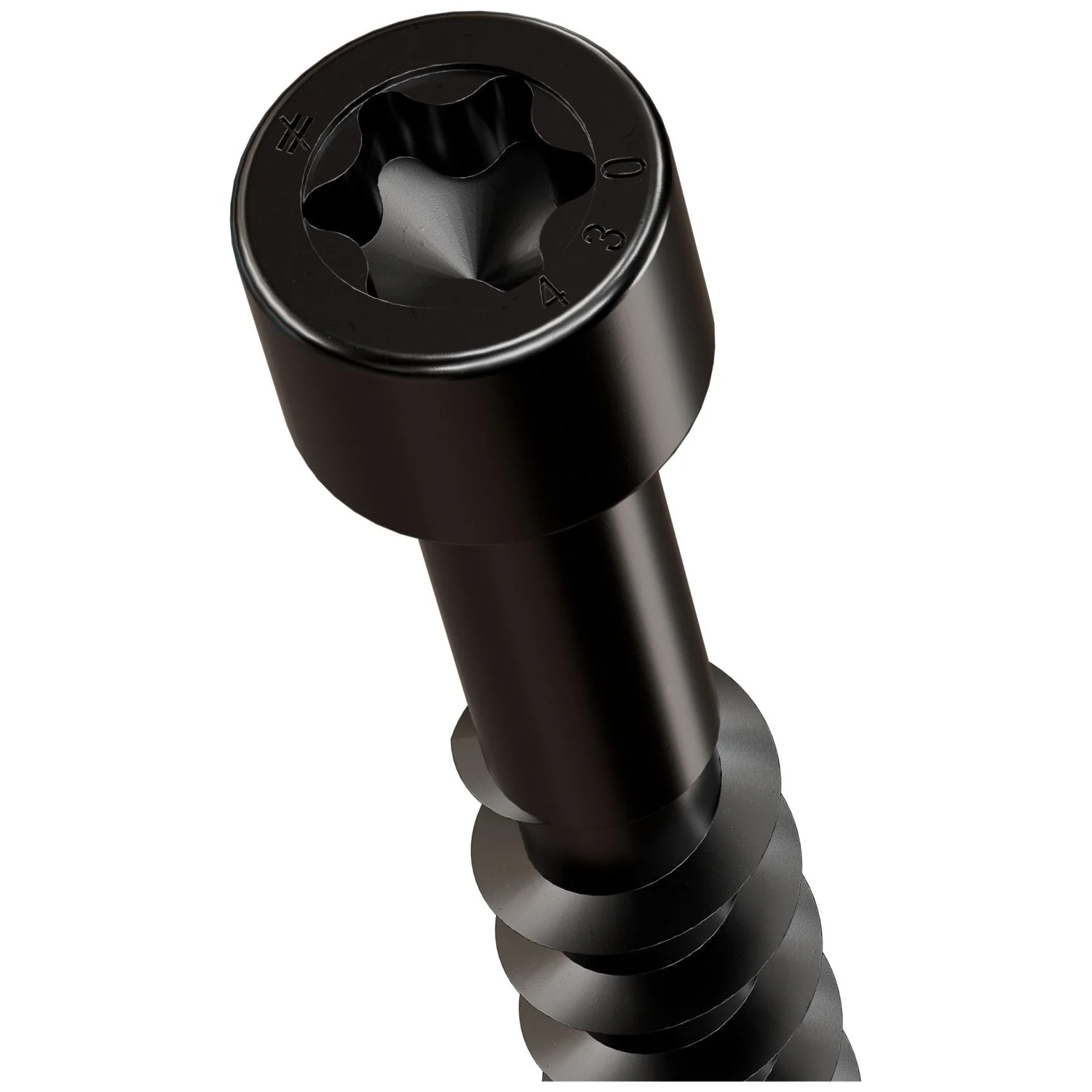 Simpson Strong-Tie SDCFC8X430-R25 Strong-Drive SDCFC TIMBER-CFC Screw,  0.315-in. x 17-in. T40, E-Coat, 25-Pack - Image 3
