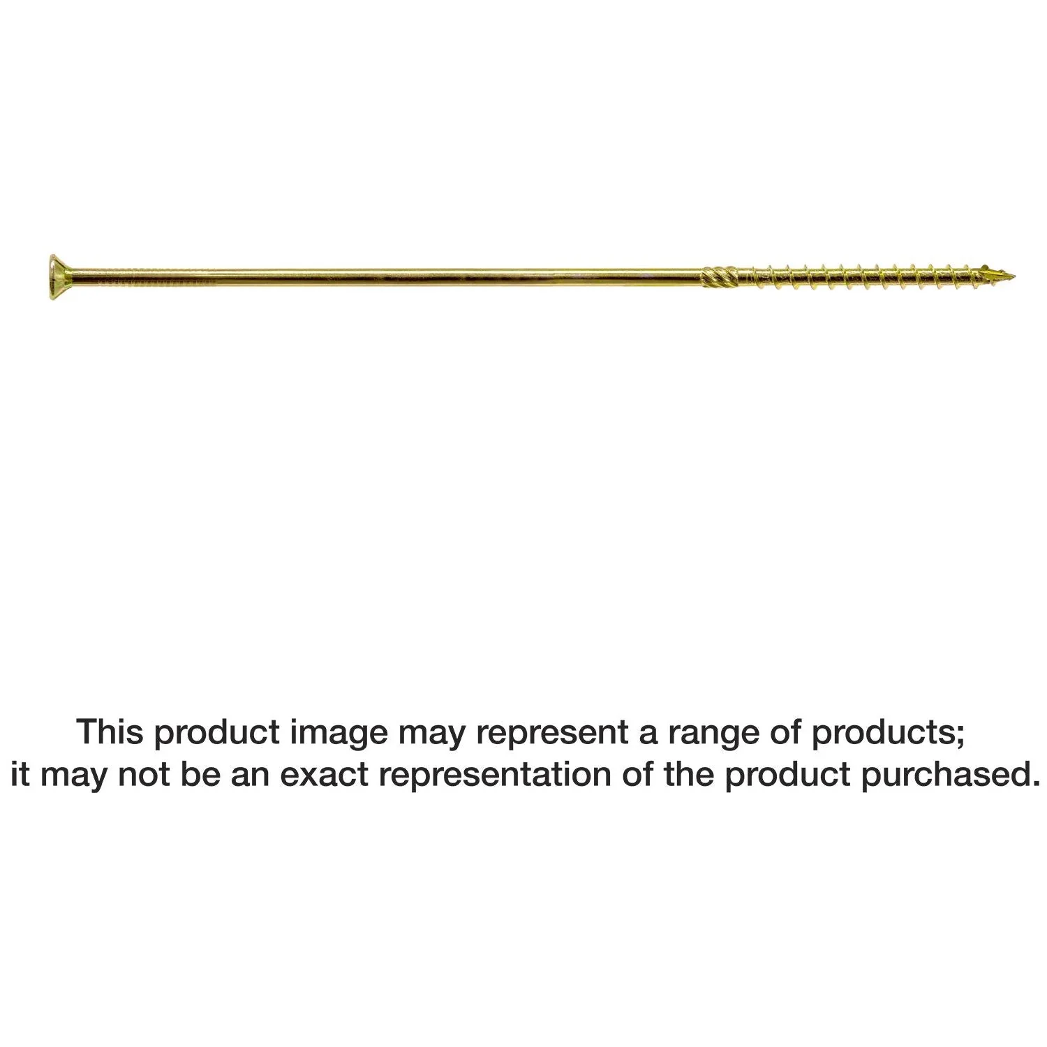 Simpson Strong-Tie SDCP221134 Strong-Drive SDCP TIMBER-CP Screw,  0.315-in. x 11-3/4-in. T40, Yellow Zinc, 250-Pack - Image 3