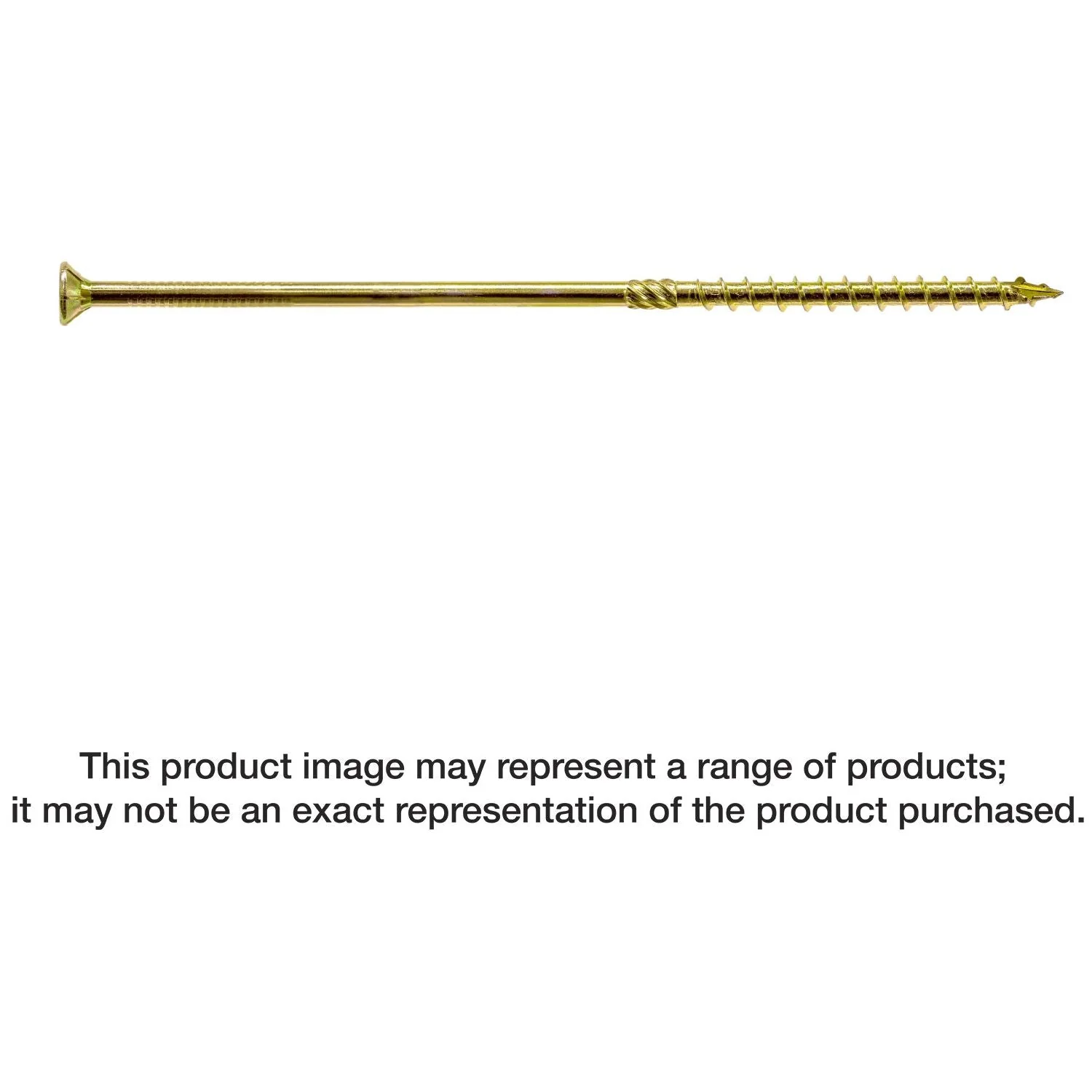Simpson Strong-Tie SDCP22858 Strong-Drive SDCP TIMBER-CP Screw,  0.315-in. x 8-5/8-in. T40, Yellow Zinc, 250-Pack - Image 3