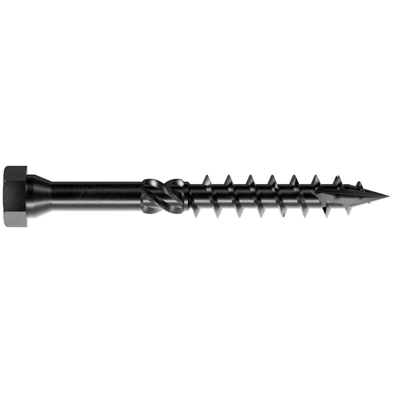 Simpson Strong-Tie SDHR12X100 Strong-Drive SDHR COMBO-HEAD Screw,  12 mm x 100 mm, Black E-Coat, 100-Pack - Image 2