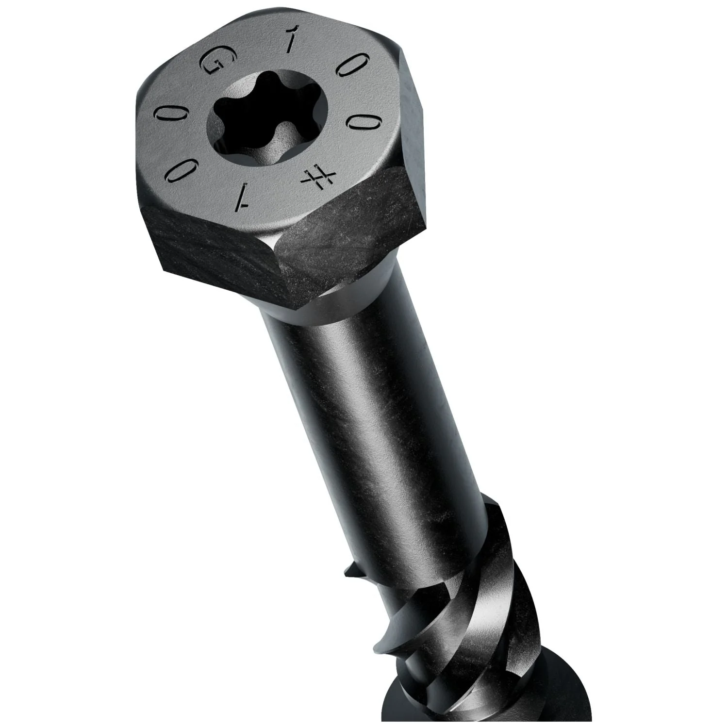 Simpson Strong-Tie SDHR12X100 Strong-Drive SDHR COMBO-HEAD Screw,  12 mm x 100 mm, Black E-Coat, 100-Pack - Image 3