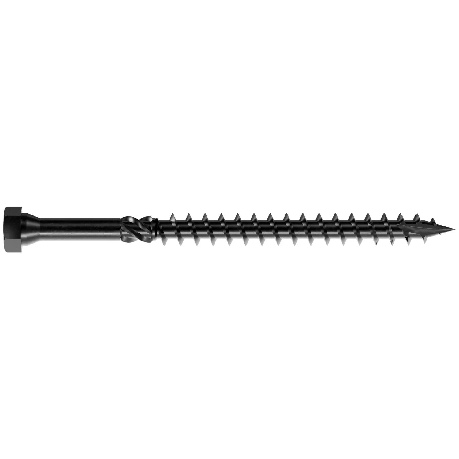 Simpson Strong-Tie SDHR12X160 Strong-Drive SDHR COMBO-HEAD Screw,  12 mm x 160 mm, Black E-Coat, 100-Pack - Image 2