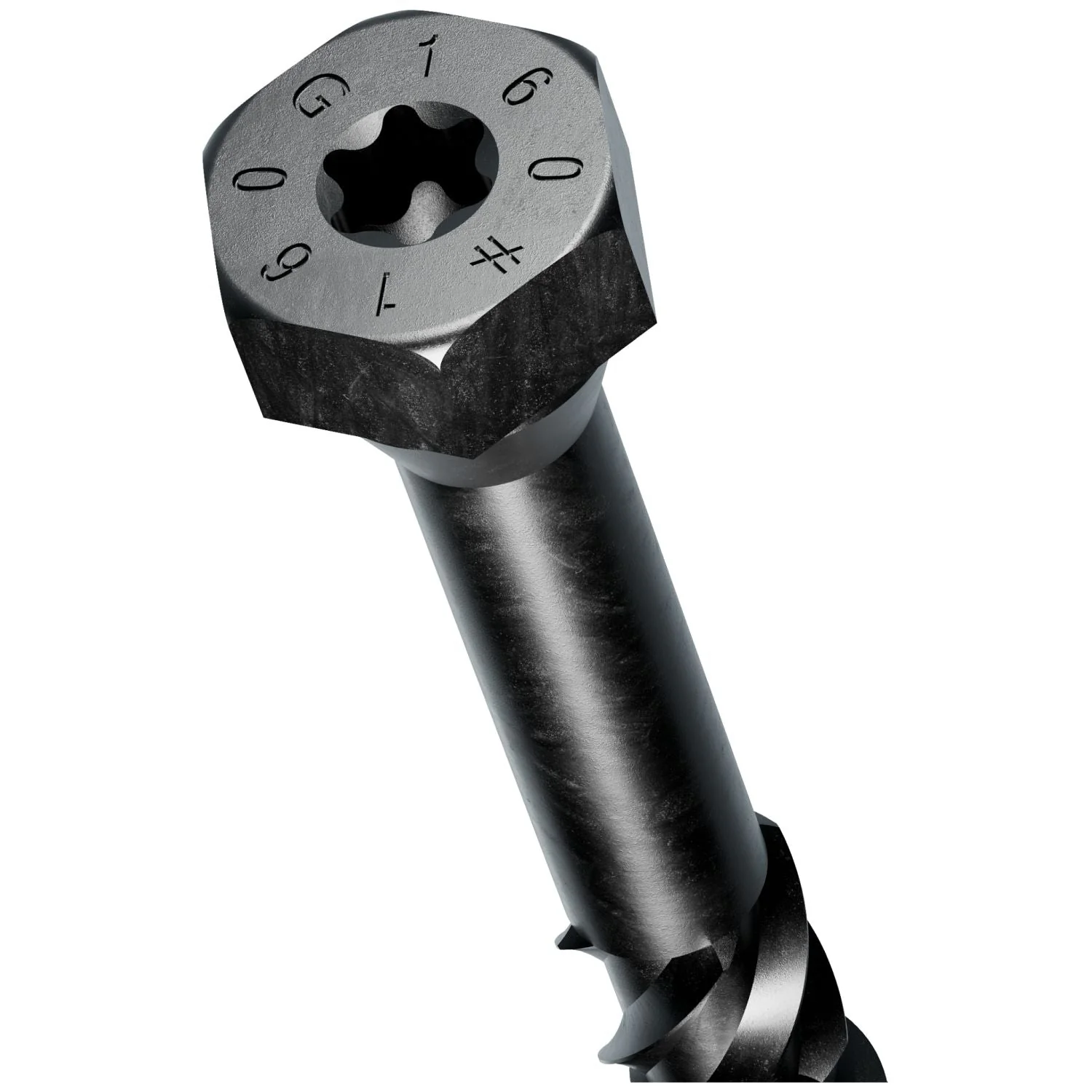 Simpson Strong-Tie SDHR12X160 Strong-Drive SDHR COMBO-HEAD Screw,  12 mm x 160 mm, Black E-Coat, 100-Pack - Image 3