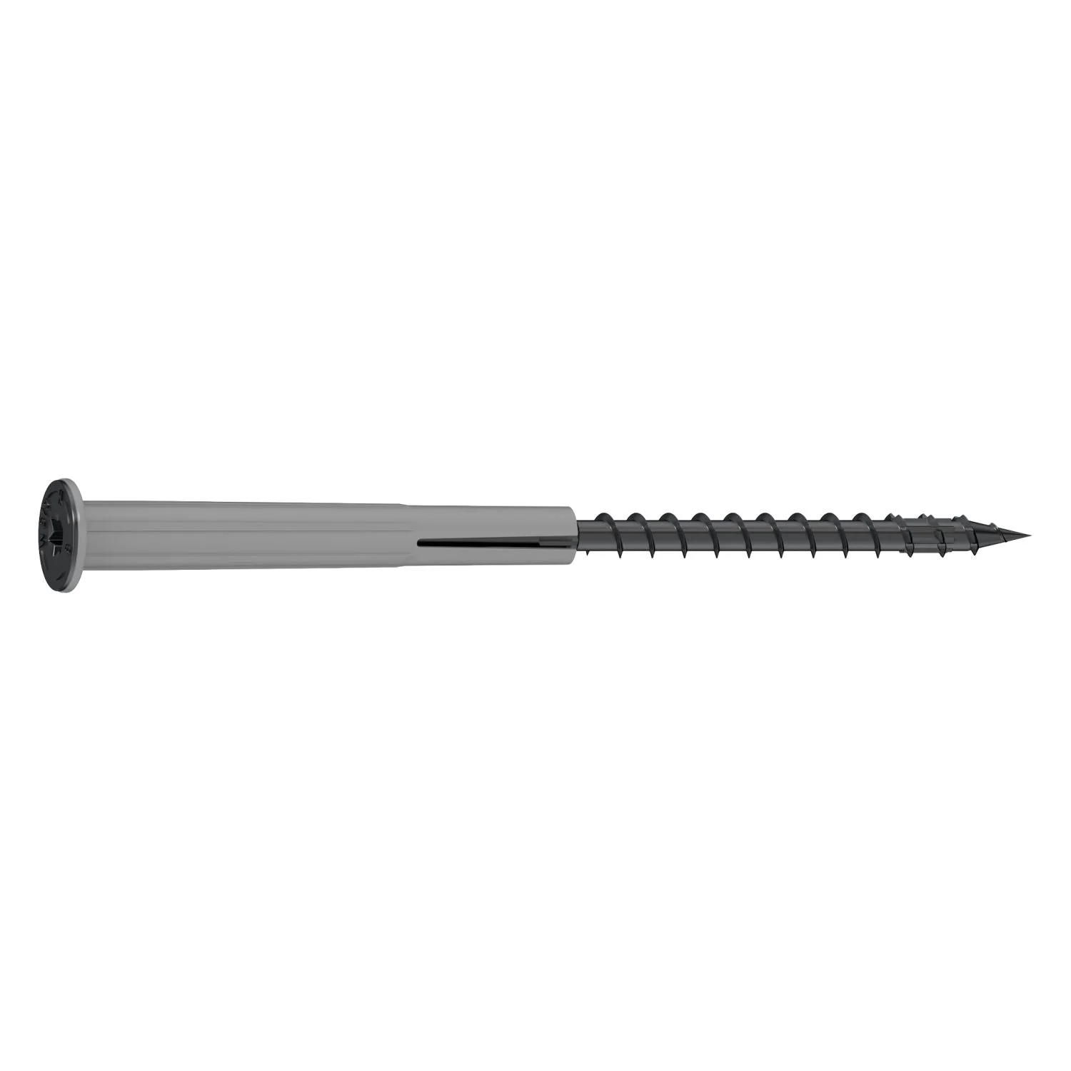 Simpson Strong-Tie SDPW19600MB Strong-Drive SDPW DEFLECTOR Screw,  0.195-in. x 6-in. T40, 6-Lobe, E-Coat, 400-Pack - Image 2