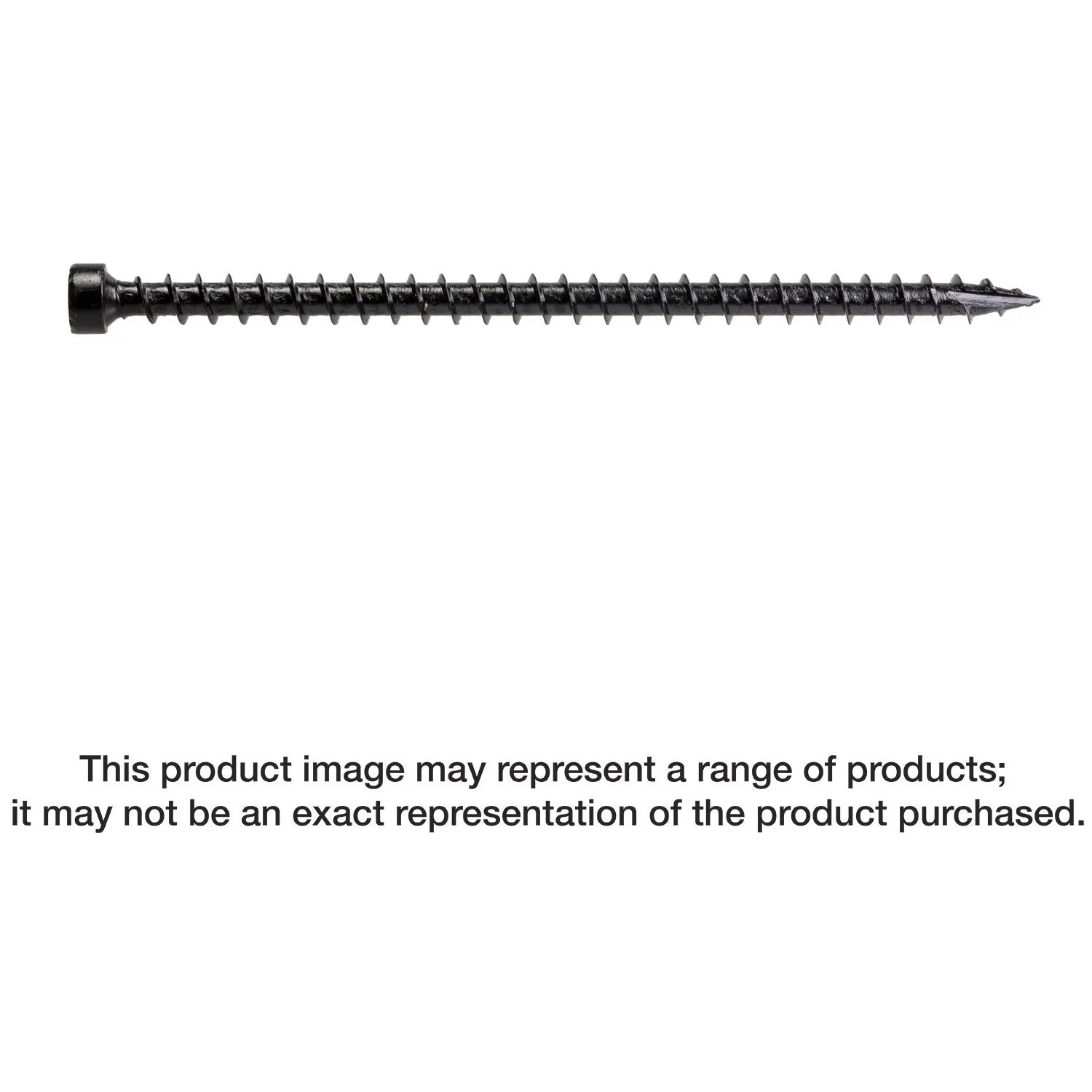 Simpson Strong-Tie SDWC15450-KT Strong-Drive SDWC TRUSS Screw,  .155-in. x 4-1/2-in. T30 6-Lobe E-coat, Black, 50-Pack - Image 1