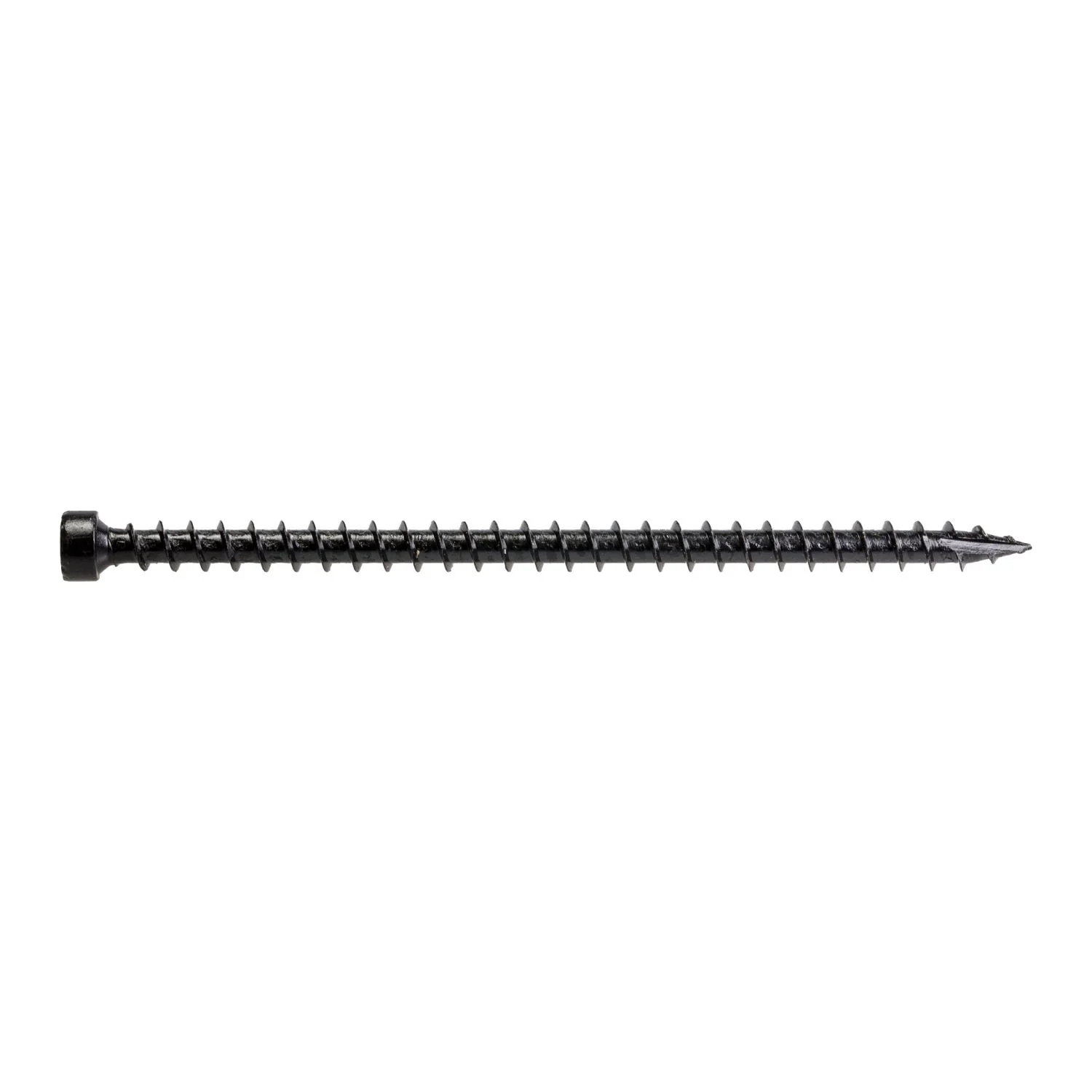 Simpson Strong-Tie Strong-Drive SDWC TRUSS Screw, .155-in. x 4-1/2-in. T-30 6-Lobe E-coat, Black, 500-Pack (SDWC15450B-KT) - Image 1