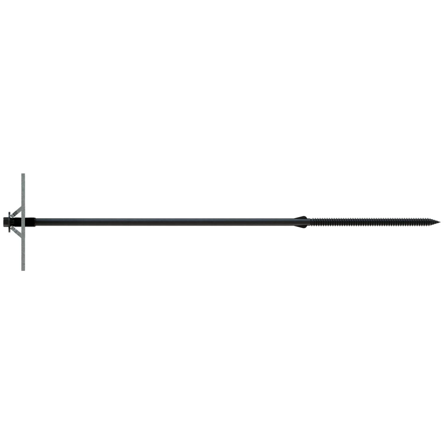 Simpson Strong-Tie SDWF2716-TUW Strong-Drive SDWF FLOOR-TO-FLOOR Screw,  0.270-in. x 16-in. 5/16 Hex, E-coat, 25-Pack - Image 2