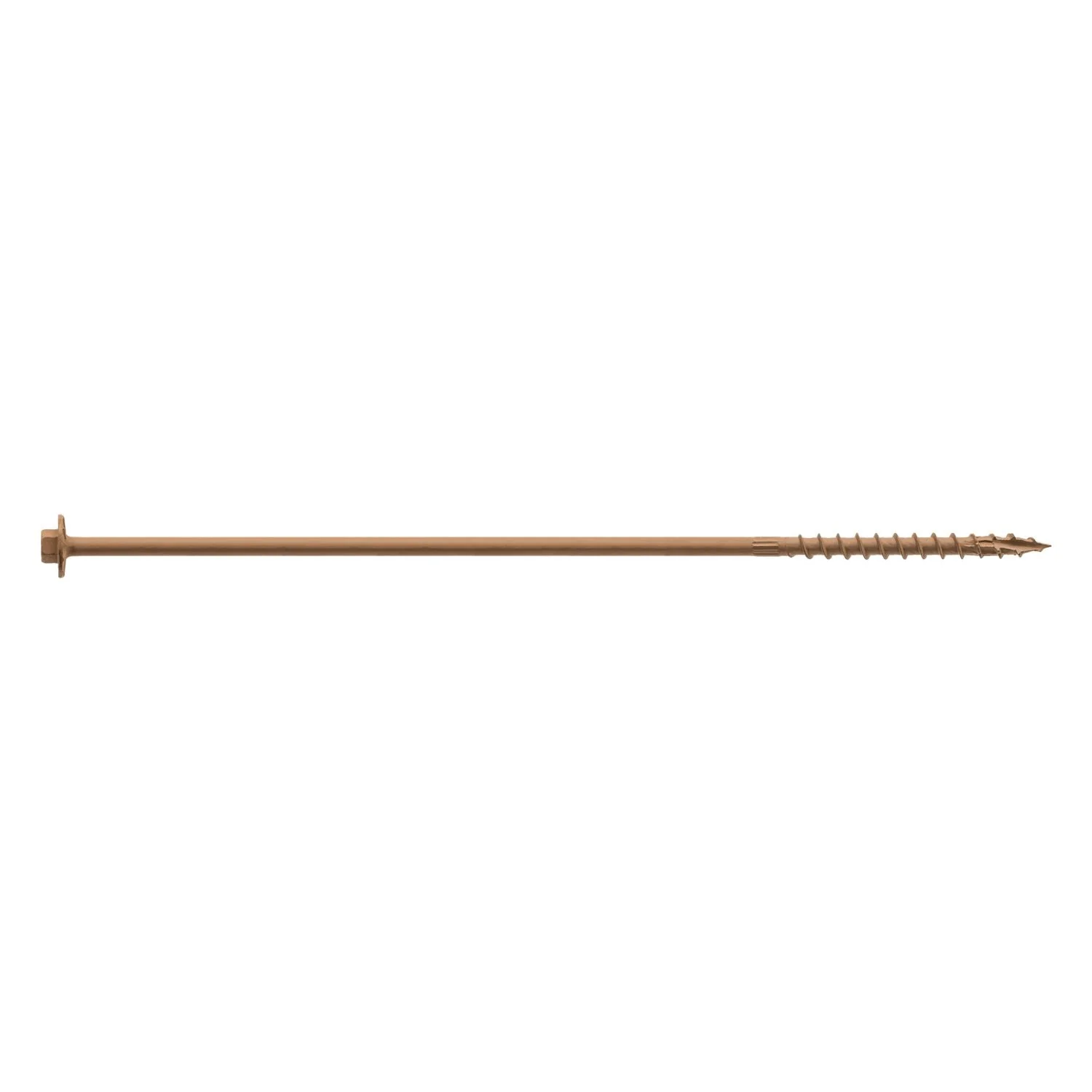 Simpson Strong-Tie SDWH191000DB-R12 Strong-Drive SDWH TIMBER-HEX Screw,  0.195-in. x 10-in. 5/16 Hex, DB Coating, Tan, 12-Pack - Image 2