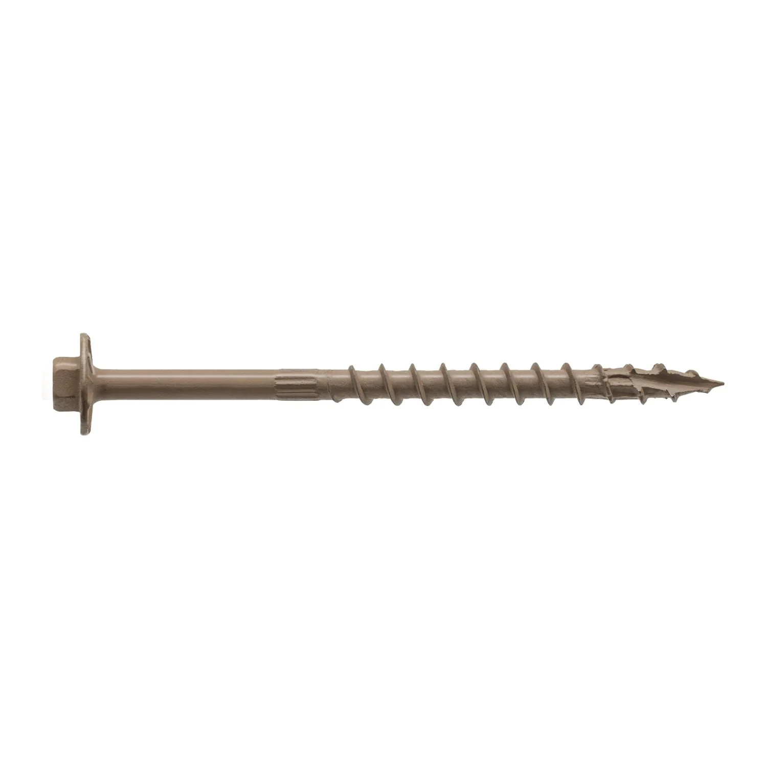 Simpson Strong-Tie SDWH19400DBMB Strong-Drive SDWH TIMBER-HEX Screw,  0.195-in. x 4-in. 5/16 Hex, DB Coating, 250-Pack - Image 2