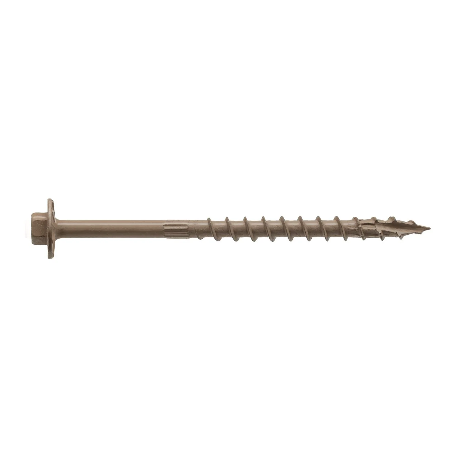 Simpson Strong-Tie SDWH19400DB Strong-Drive SDWH TIMBER-HEX Screw,  0.195-in. x 4-in. 5/16 Hex, DB Coating, 800-Pack - Image 2