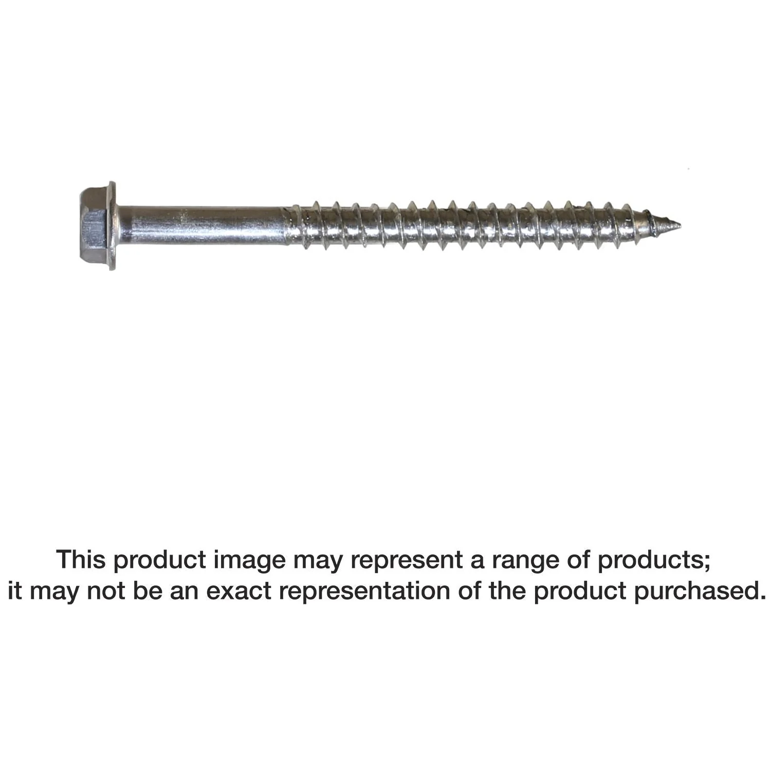 Simpson Strong-Tie SDWH19500SS-R100 Strong-Drive SDWH TIMBER-HEX SS Screw,  0.185-in. x 5-in. 5/16 Hex, Type 316, 100-Pack - Image 1