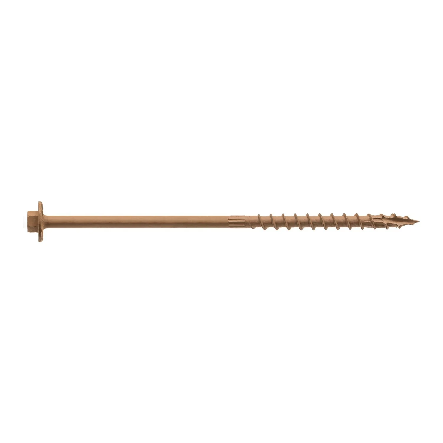 Simpson Strong-Tie Strong-Drive SDWH TIMBER-HEX Screw, 0.195-in. x 6-in. 5/16 Hex, DB Coating, 600-Pack (SDWH19600DB) - Image 3