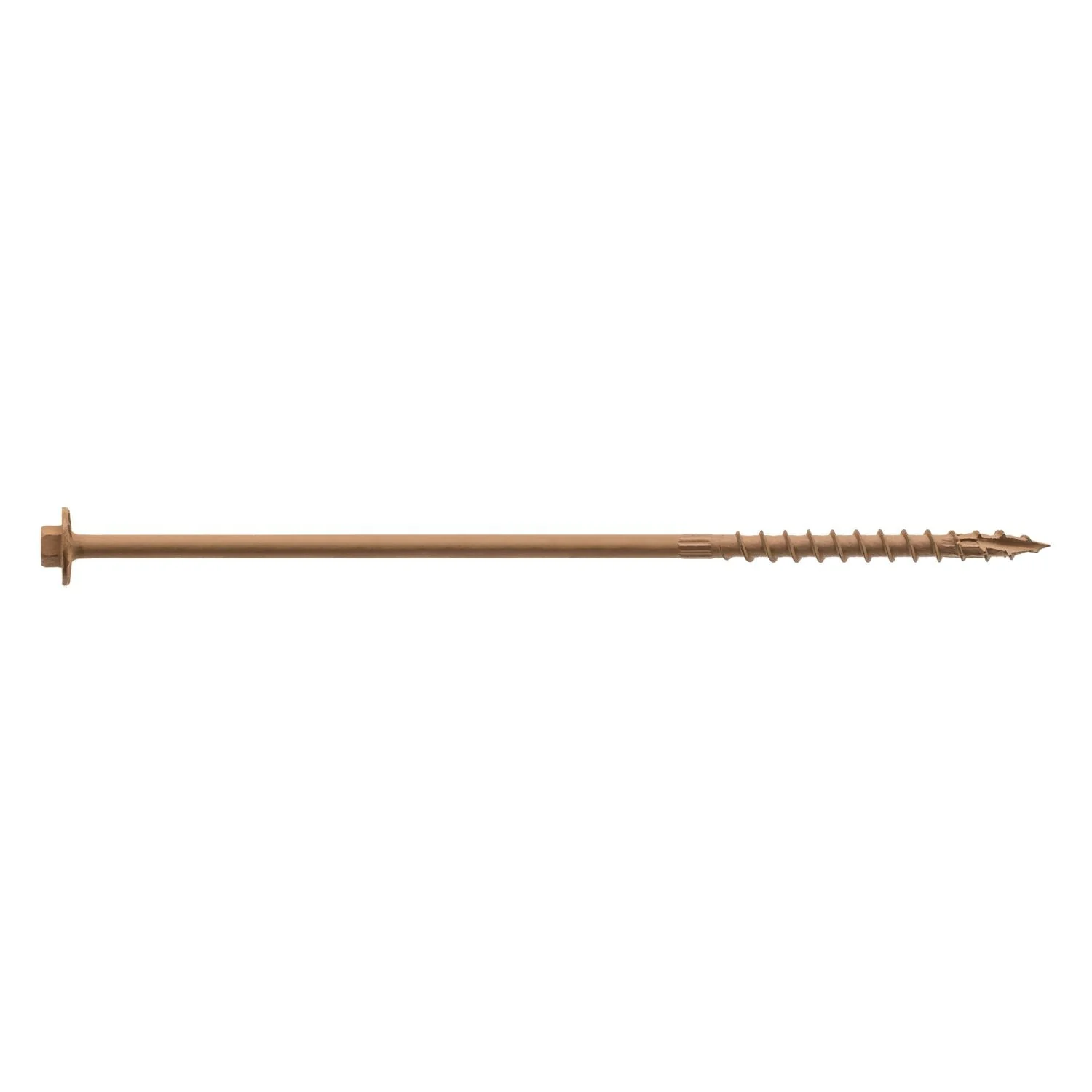 Simpson Strong-Tie SDWH19800DB Strong-Drive SDWH TIMBER-HEX Screw,  0.195-in. x 8-in. 5/16 Hex, DB Coating, 500-Pack - Image 2