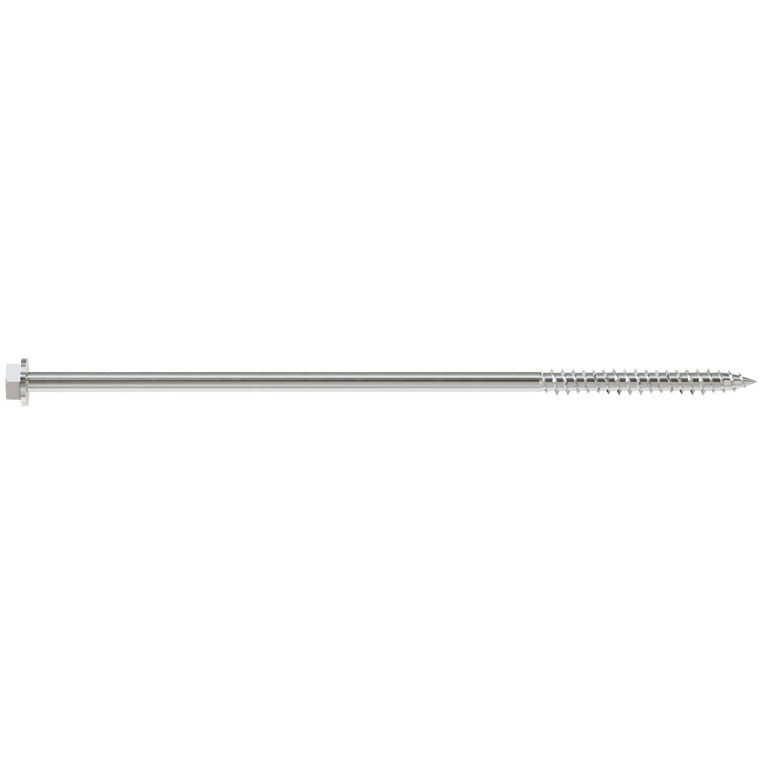 Simpson Strong-Tie SDWH271000SS-R25 Strong-Drive SDWH TIMBER-HEX SS Screw,  0.275-in. x 10-in. 1/2 Hex, Type 316, 25-Pack - Image 2