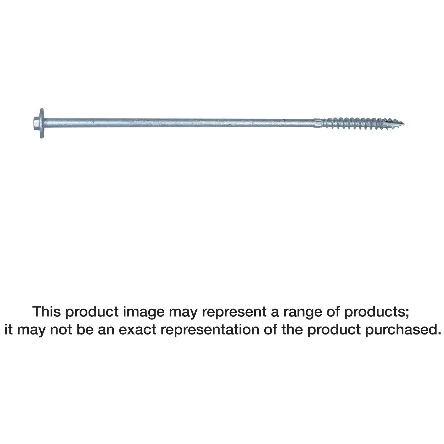 Simpson Strong-Tie SDWH271200SS-R25 Strong-Drive SDWH TIMBER-HEX SS Screw,  0.275-in. x 12-in. 1/2 Hex, Type 316, 25-Pack - Image 2