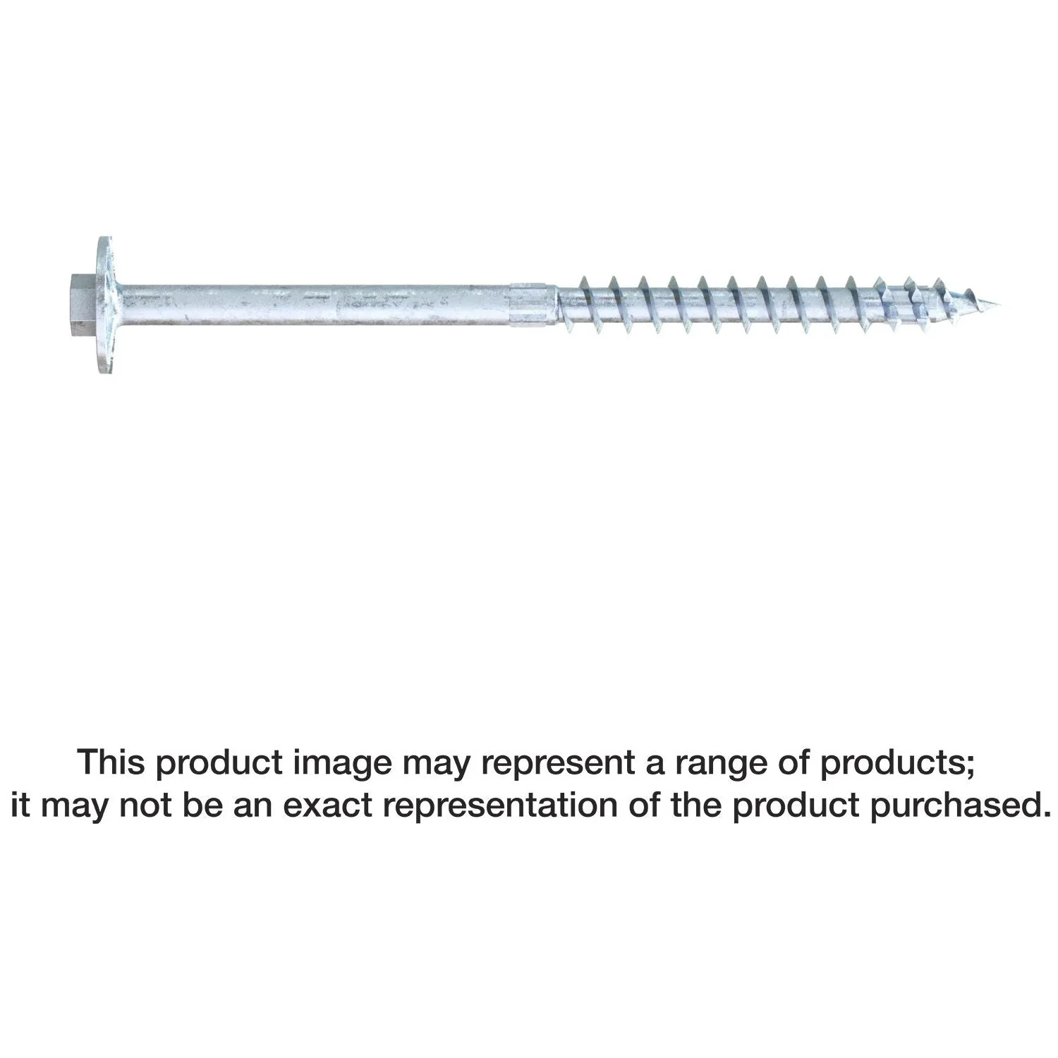 Simpson Strong-Tie SDWH27600G Strong-Drive SDWH TIMBER-HEX HDG Screw,  0.276-in. x 6-in. 3/8 Hex, 300-Pack - Image 1