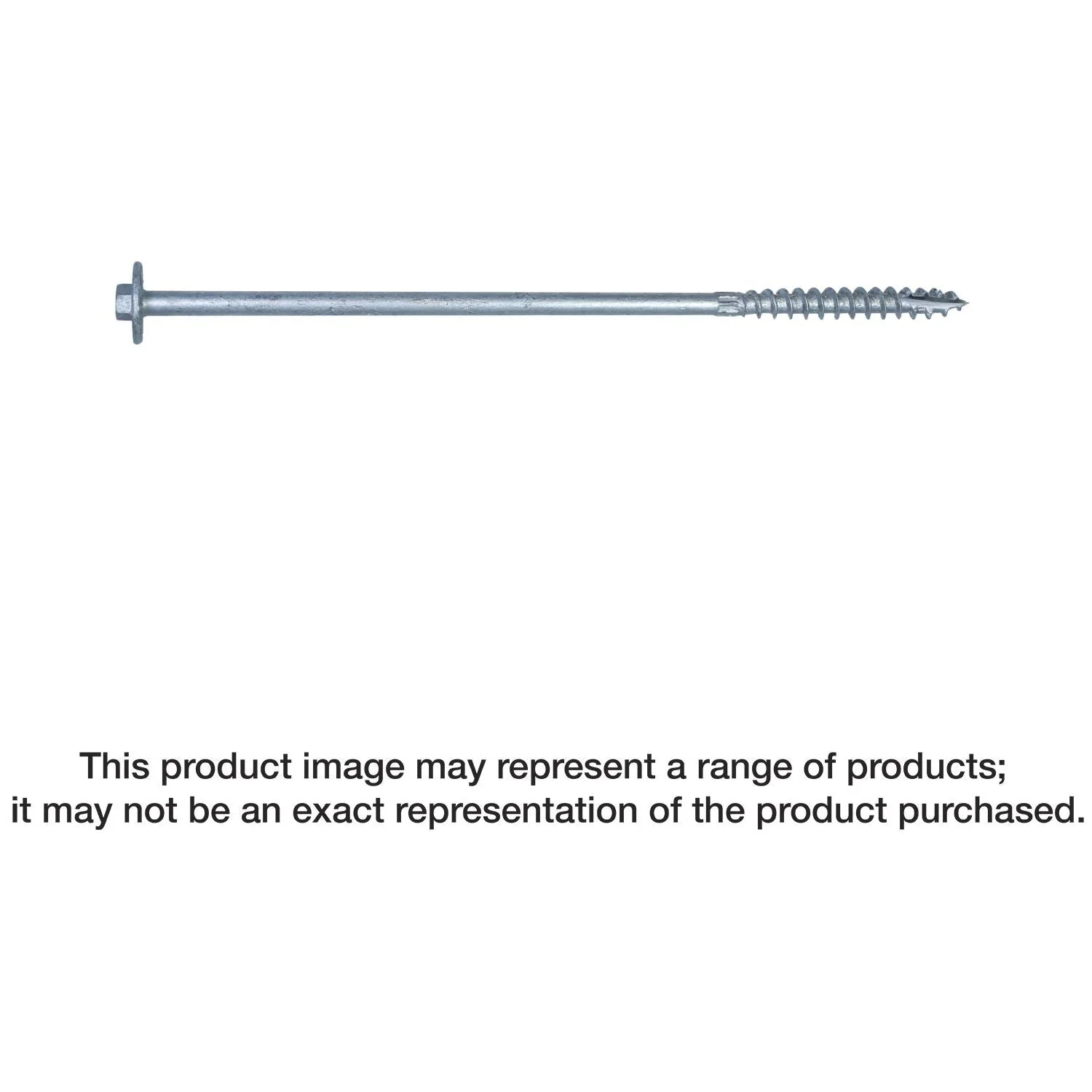 Simpson Strong-Tie SDWH27800GMB Strong-Drive SDWH TIMBER-HEX HDG Screw,  0.276-in. x 8-in. 3/8 Hex, 150-Pack - Image 3