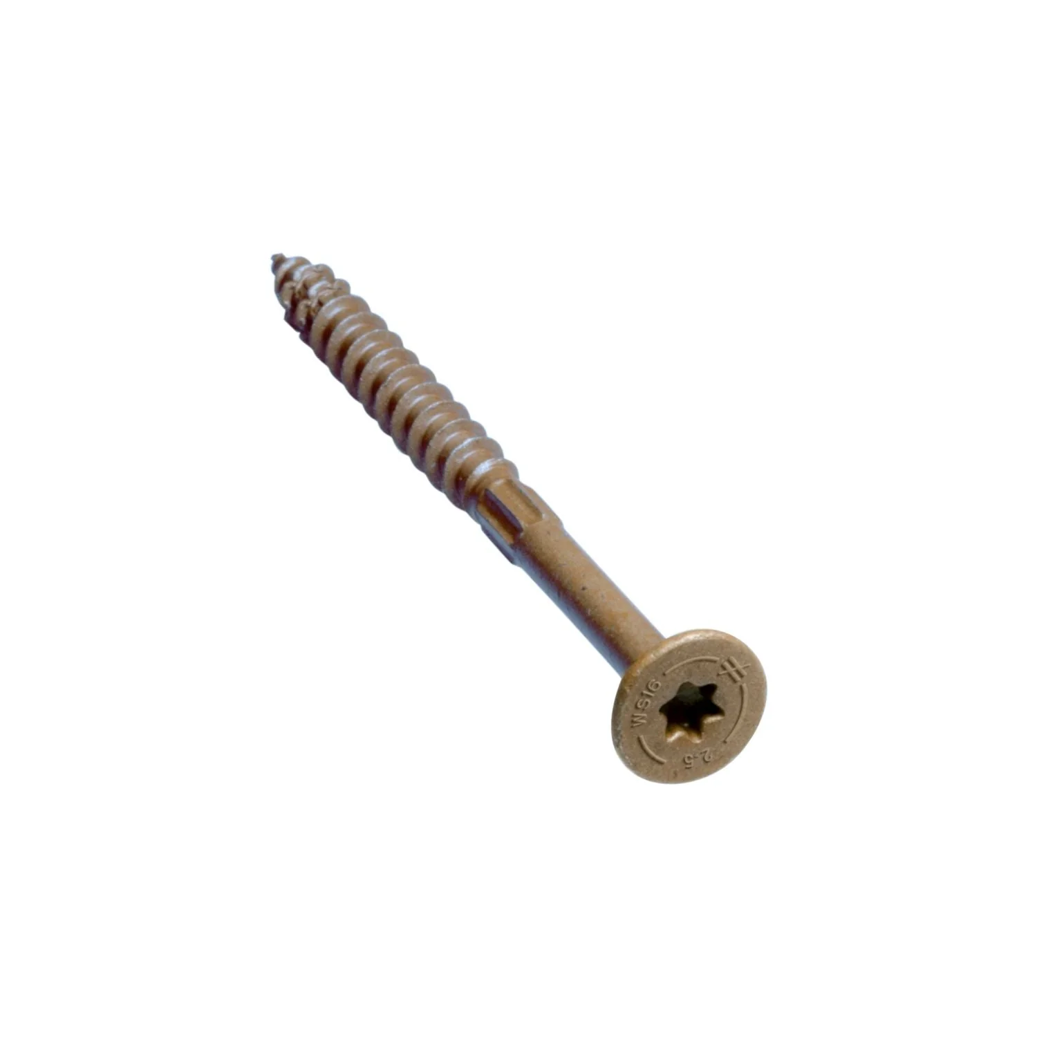 Simpson Strong-Tie Strong-Drive SDWS FRAMING Screw, 0.160-in. x 2-1/2-in. T25, Quik Guard, Tan, 1000-Pack (SDWS16212Q) - Image 3