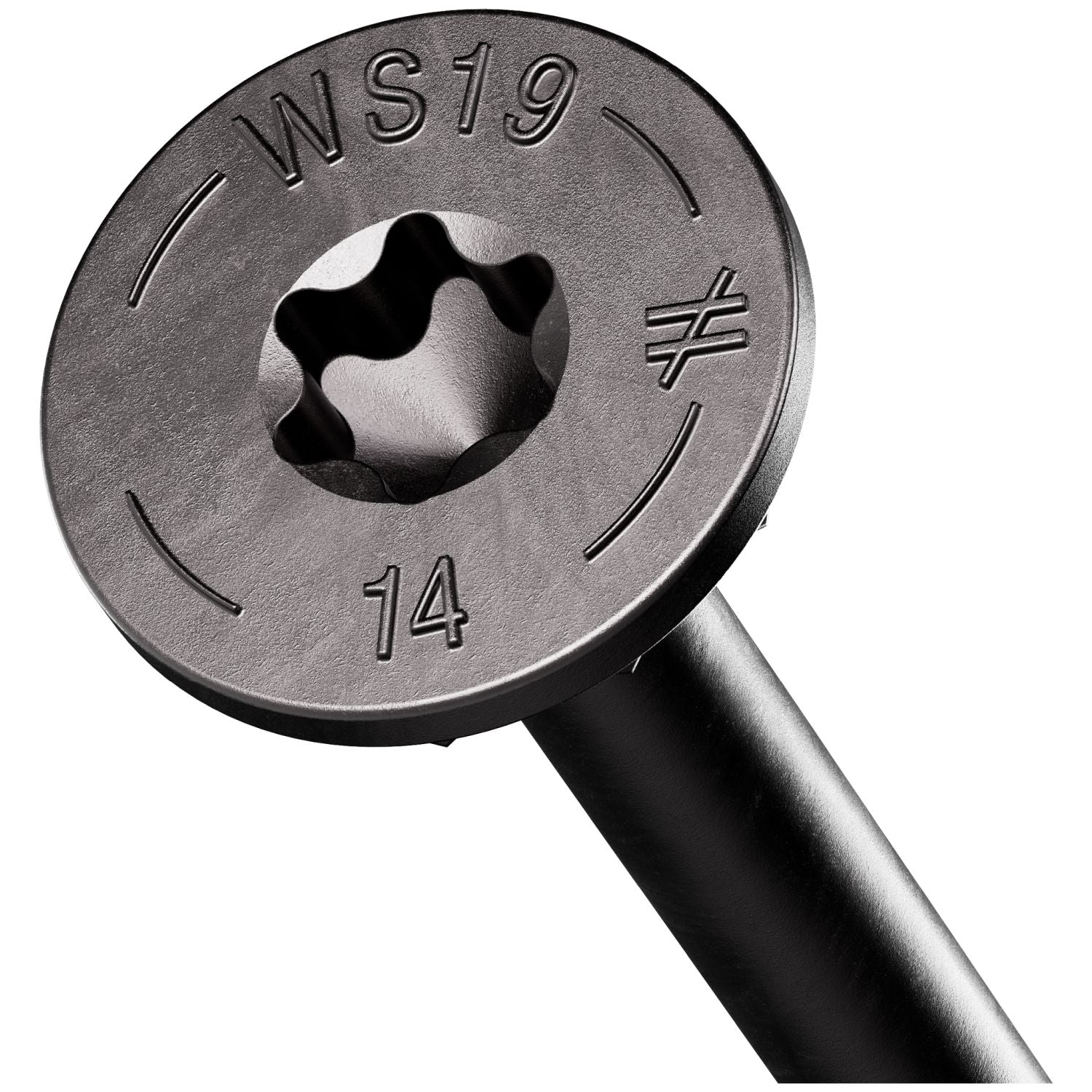 Simpson Strong-Tie SDWS191400 Strong-Drive SDWS TIMBER Screw (Interior),  0.195-in. x 14-in. E-coat, 250-Pack - Image 1