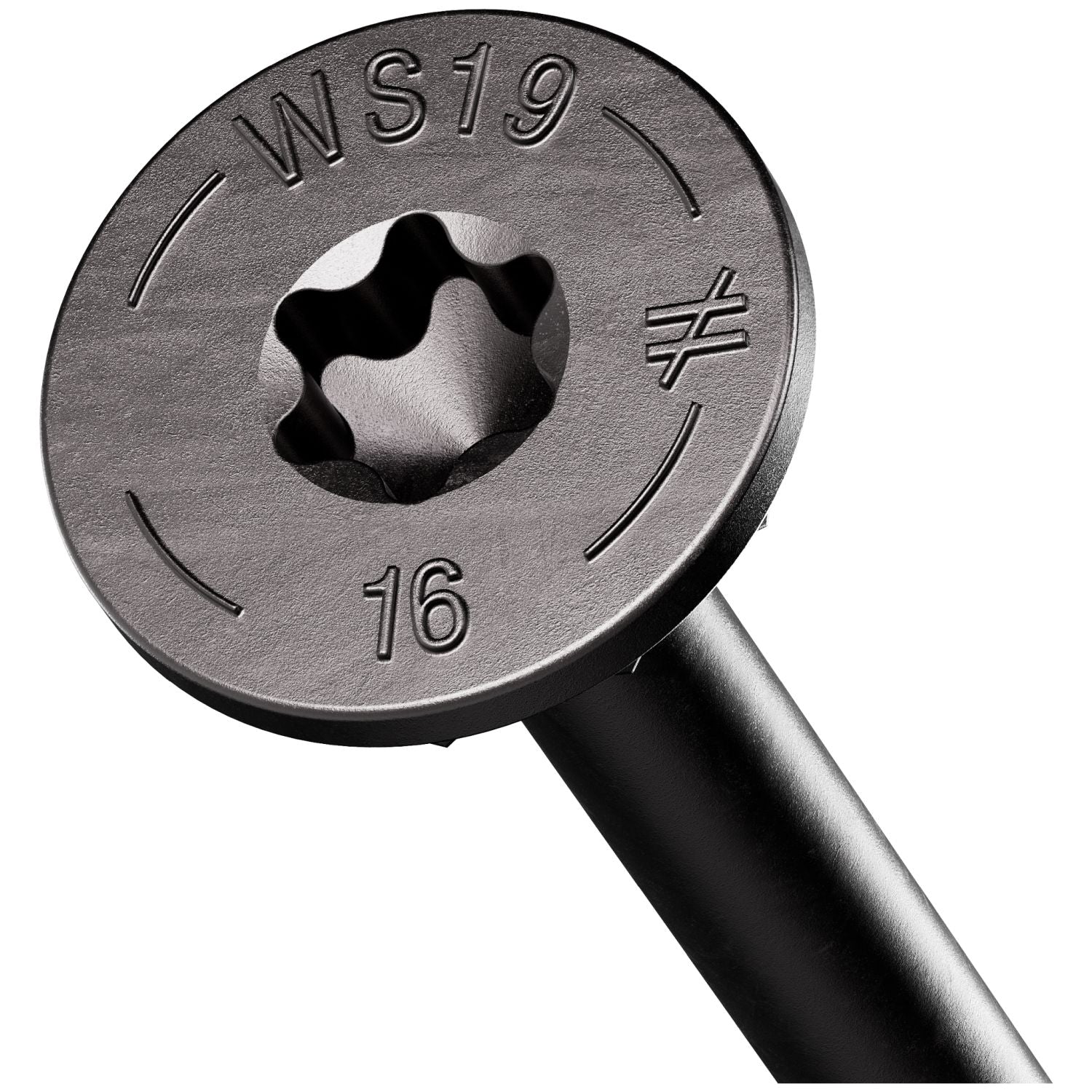 Simpson Strong-Tie SDWS191600 Strong-Drive SDWS TIMBER Screw (Interior),  0.195-in. x 16-in. E-coat, 200-Pack - Image 1