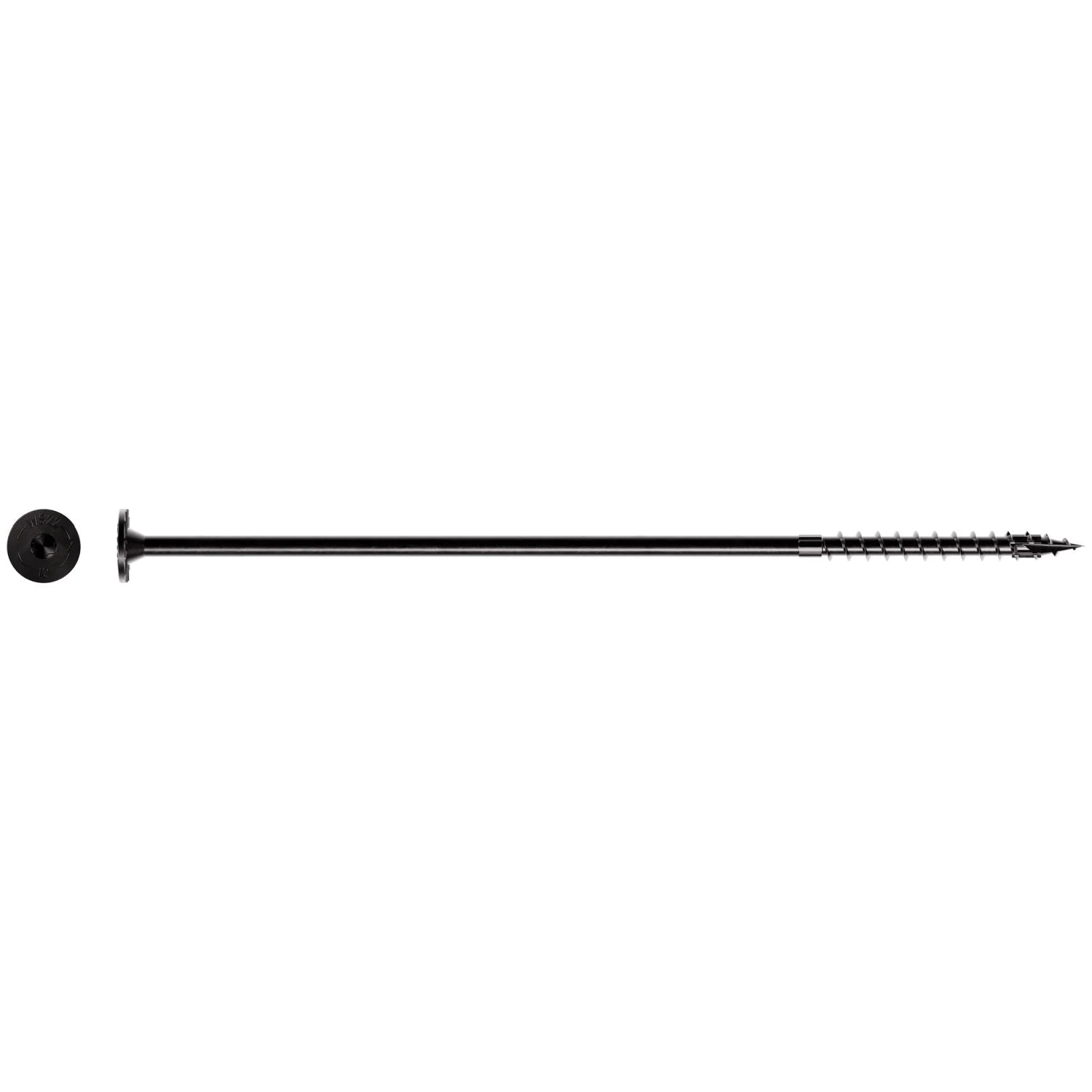 Simpson Strong-Tie SDWS221000DBB Strong-Drive SDWS TIMBER Screw (Exterior Grade),  0.220-in. x 10-in. T40, Black, 250-Pack - Image 1
