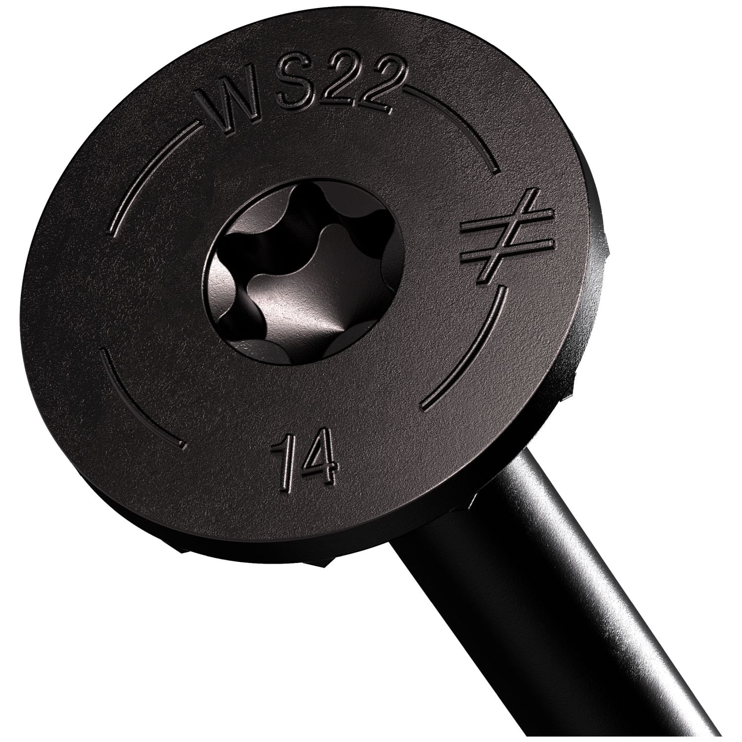 Simpson Strong-Tie SDWS221400DBB Strong-Drive SDWS TIMBER Screw (Exterior Grade),  0.220-in. x 14-in. T40, Black, 250-Pack - Image 3
