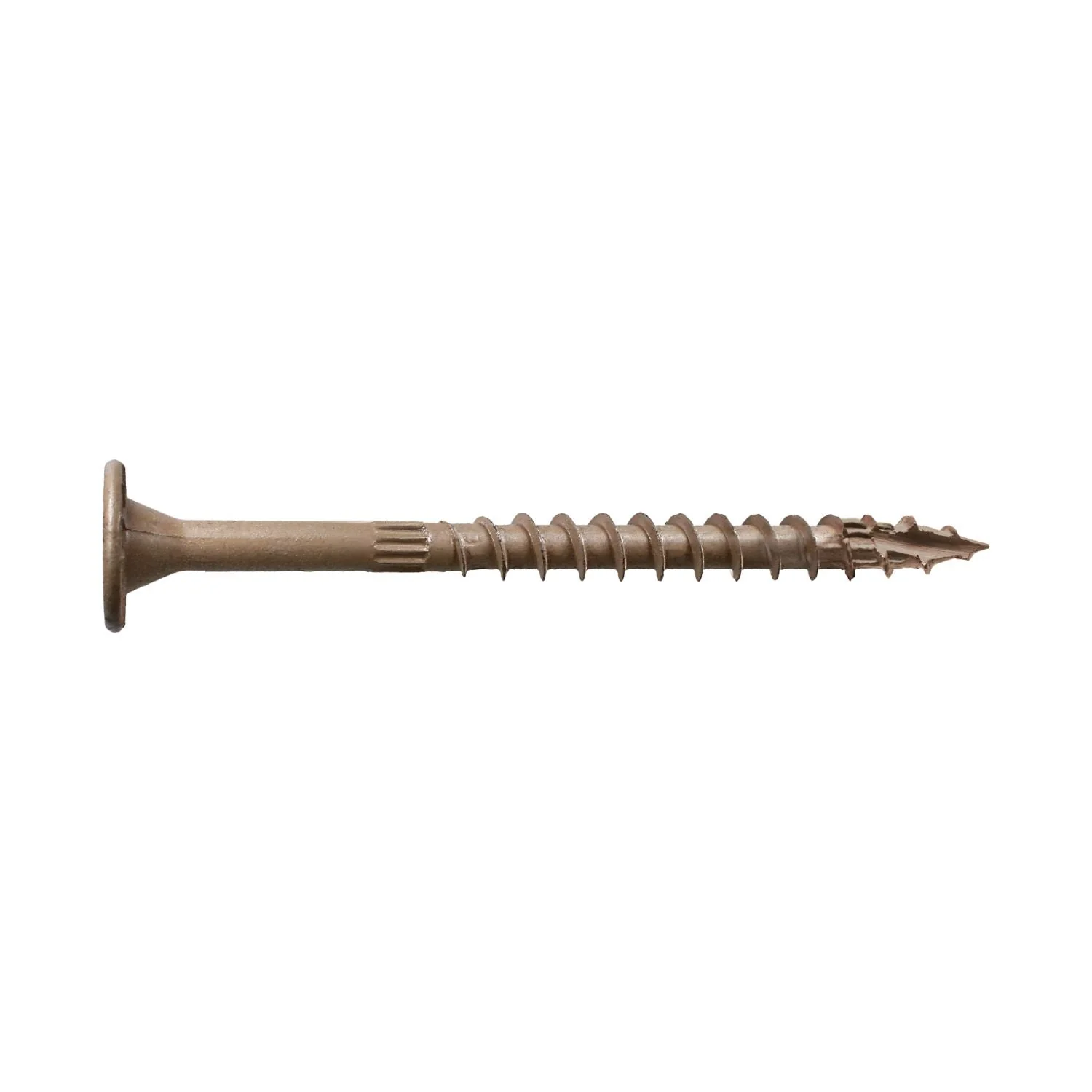 Simpson Strong-Tie Strong-Drive SDWS Timber Exterior Grade Screw, 0.220-in. x 4-in. T40, Tan, 50-Pack (SDWS22400DB-R50) - Image 1