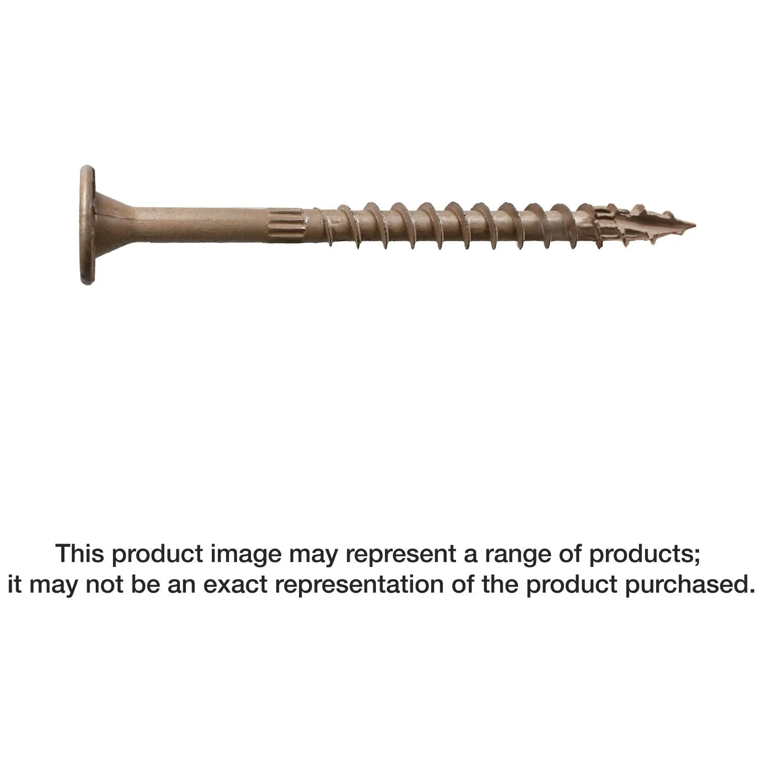 Simpson Strong-Tie SDWS22600DB-RP1 Strong-Drive SDWS TIMBER Screw (Exterior Grade),  0.220-in. x 6-in. T40, Tan - Image 1
